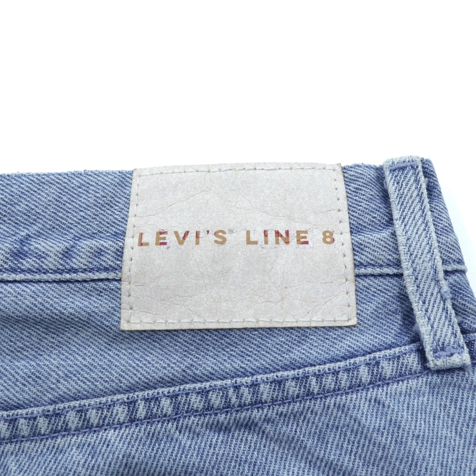 Levi's LINE8 ルーズフィット ワイド デニムパンツ ジーンズ S ライト ブルー インディゴ 57691-0000