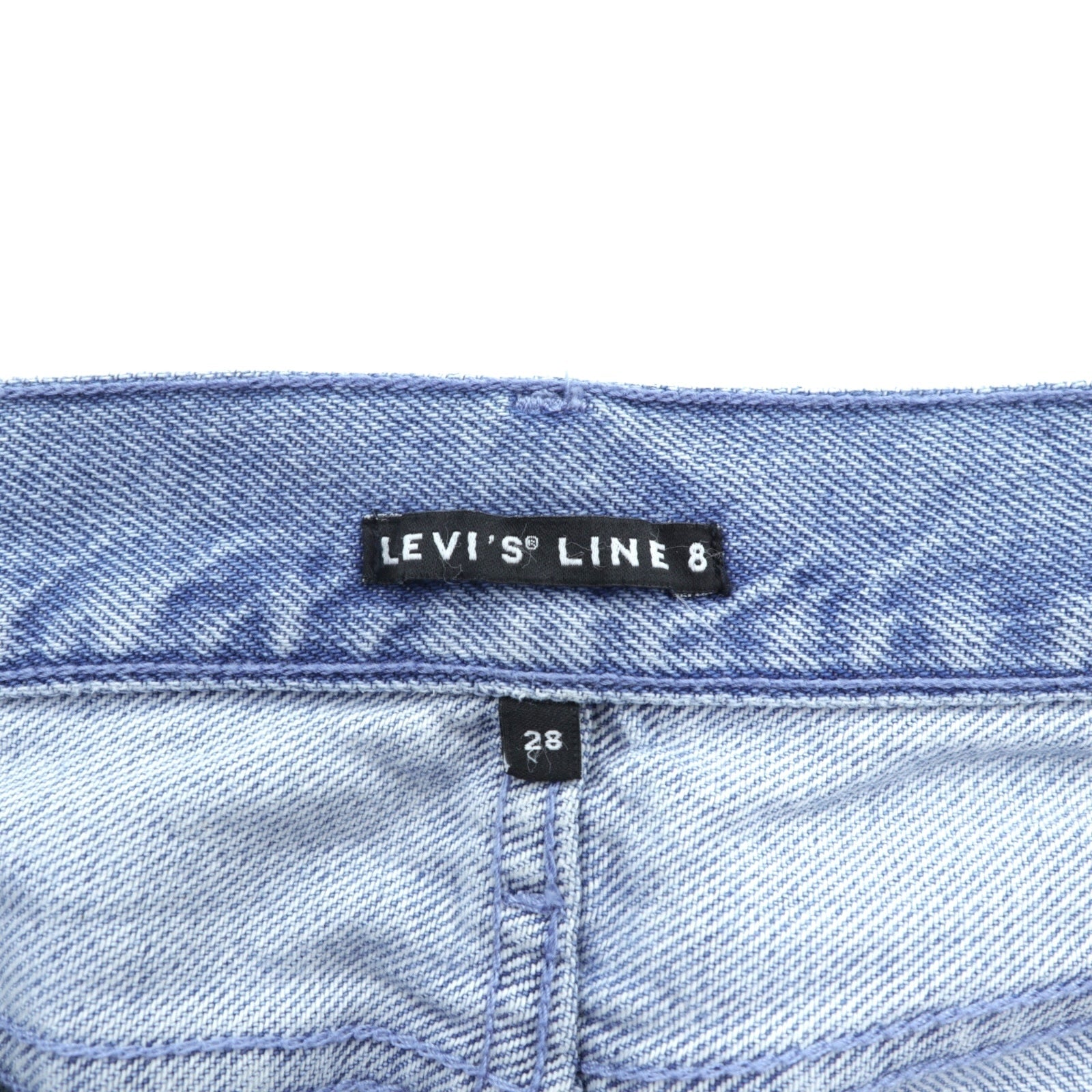 Levi's LINE8 ルーズフィット ワイド デニムパンツ ジーンズ S ライト ブルー インディゴ 57691-0000