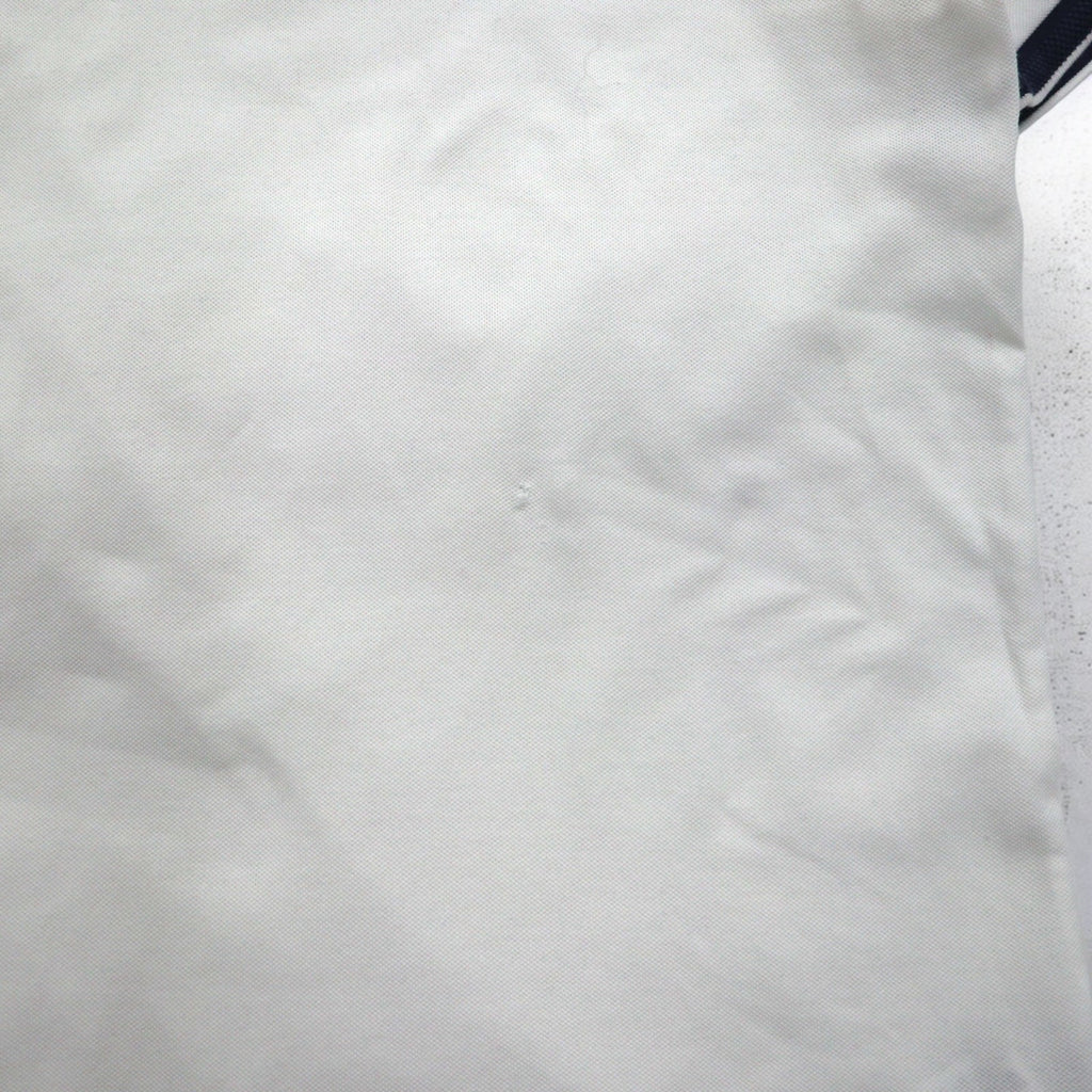 POLO RALPH LAUREN Polo con profili a costine XL, bianco, cotone piqué, ricamo small pony