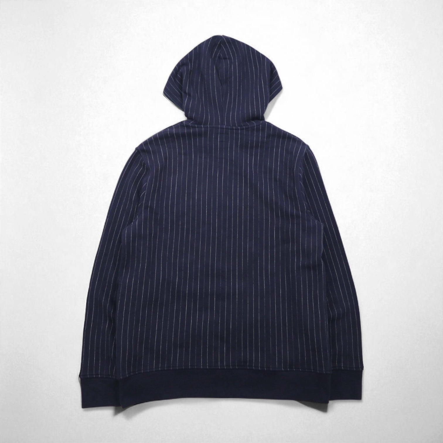 Levi's ウォバッシュ プルオーバー パーカー L ネイビー ストライプ フロントポケット 56808-0018