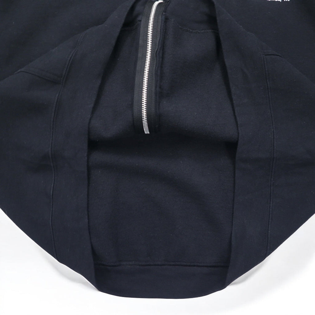 Felpa con cappuccio full zip HARLEY DAVIDSON, taglia grande 3XL, nera, cotone, logo posteriore, teschio