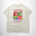 LED ZEPPELIN Led Zeppelin Rock Band Giapponese Titoli Italiani Maglietta 2XL Crema Whole Lotta Love