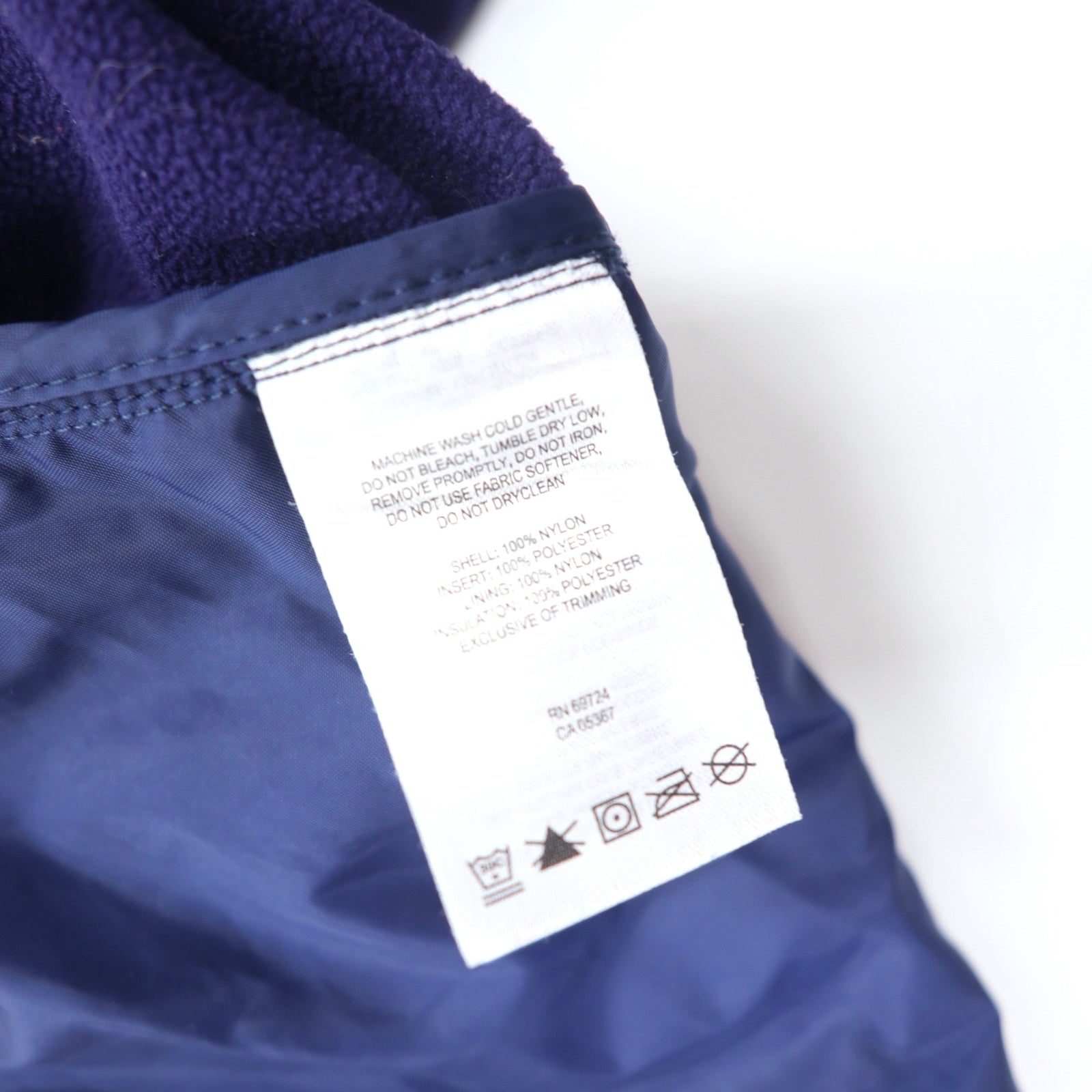 COLUMBIA Piumino imbottito XL Viola Nylon Trapuntato POWDER PILLOW HYBRID JACKET WL5341