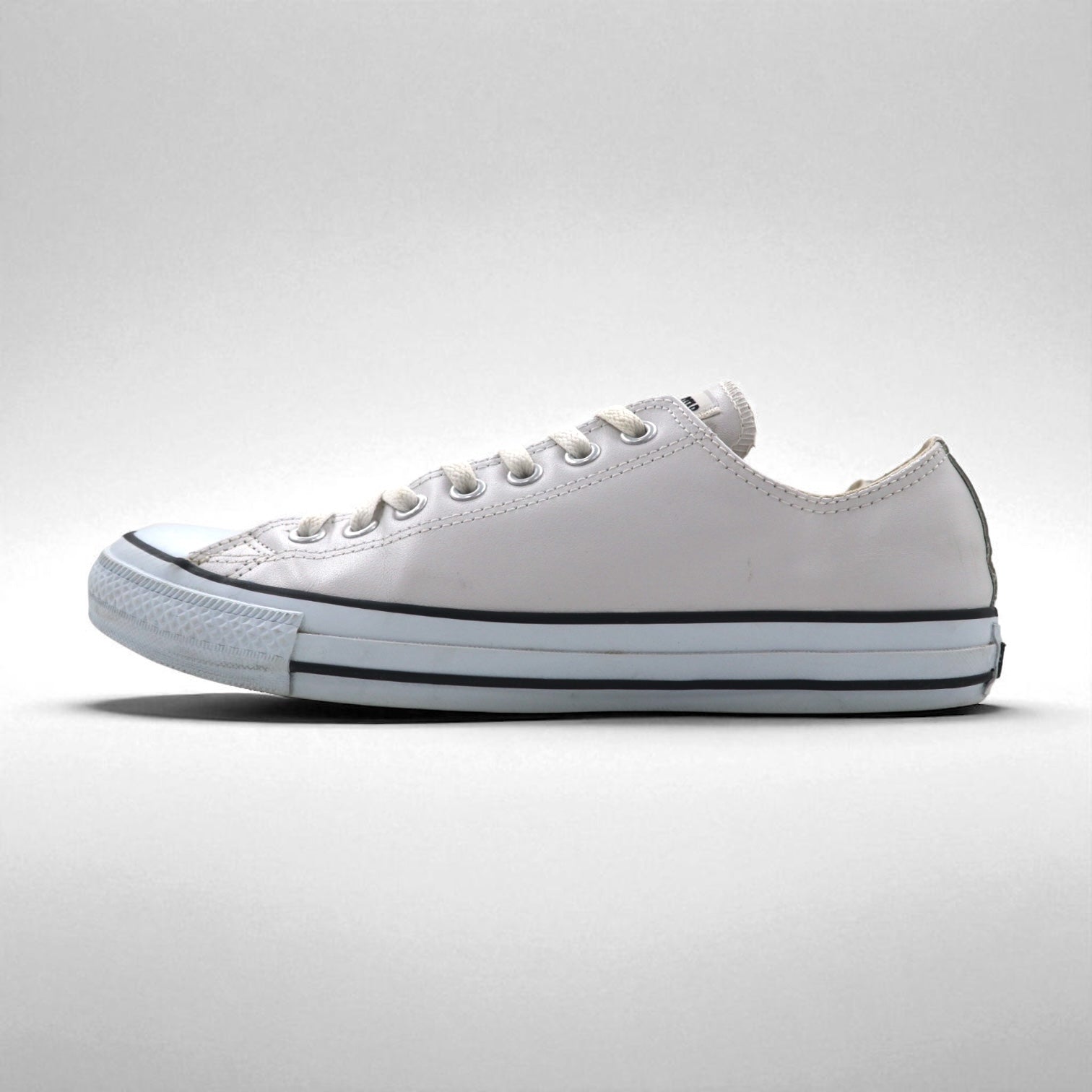 CONVERSE レザー オールスター LEATHER ALL STAR OX ローカットスニーカー 28cm ホワイト 1B905
