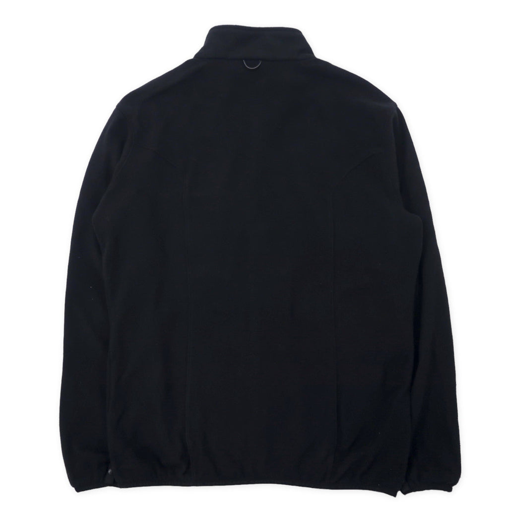 THE NORTH FACE Giacca in pile full-zip L Nera Poliestere Logo ricamato