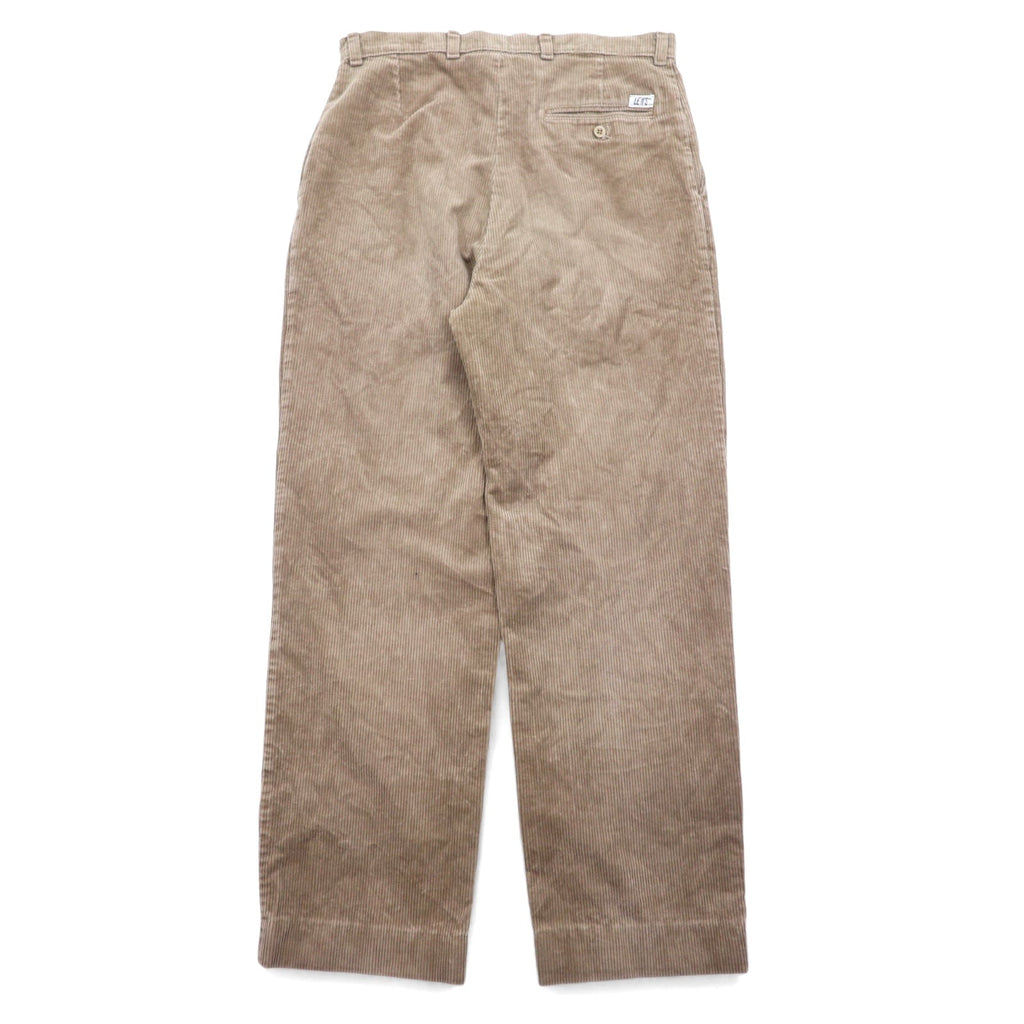 LEVI'S Pantaloni in velluto a coste ampi con pinces anni '90, fabbricati in Gran Bretagna, beige, cotone, PANT FAMILY 299 3484 4584