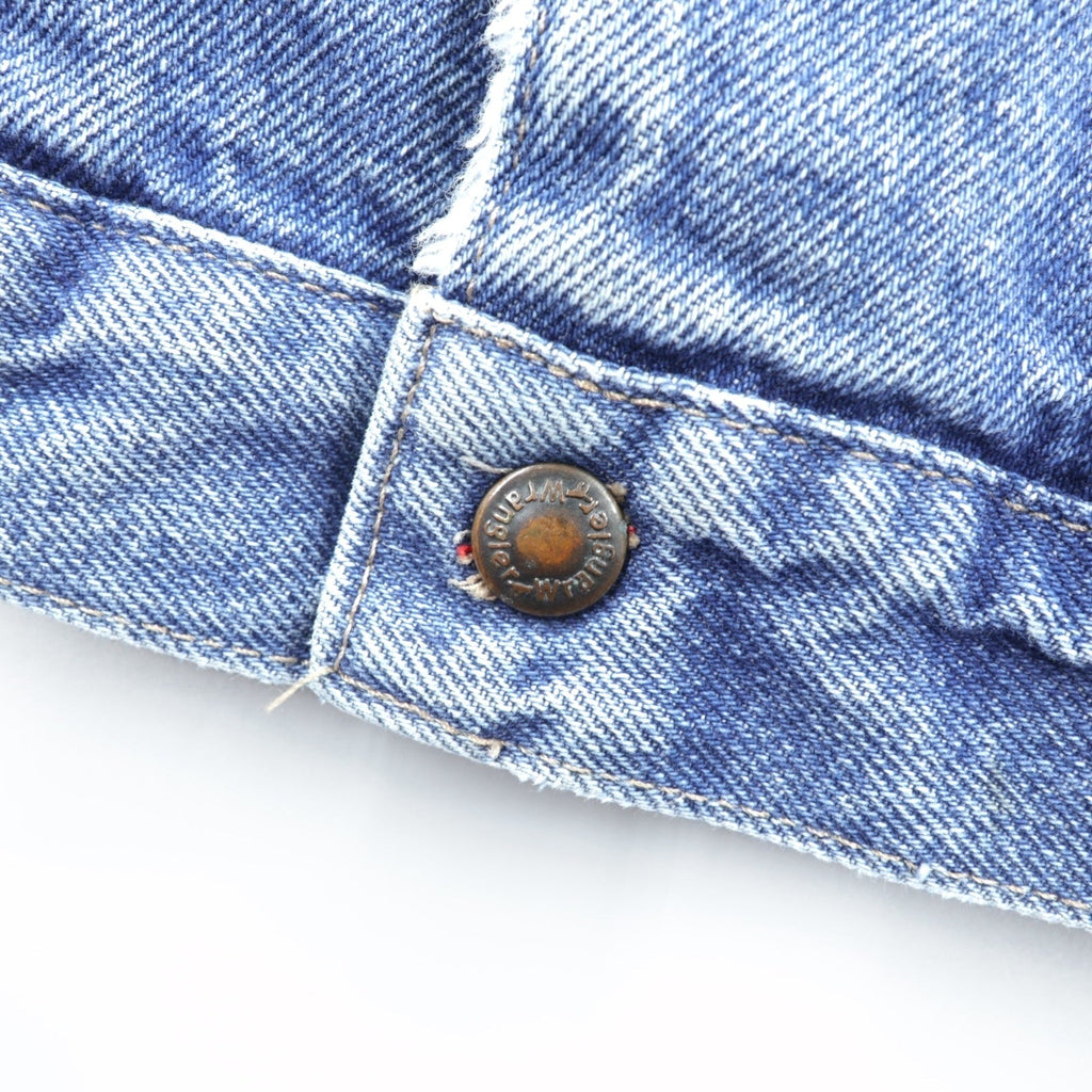 Wrangler ランチコート 裏ボア デニムジャケット L インディゴ シェルパ