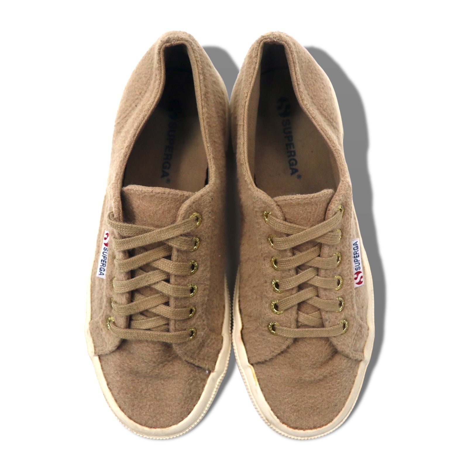 SUPERGA Sneakers Basse in Lana Beige 25cm S00AID0