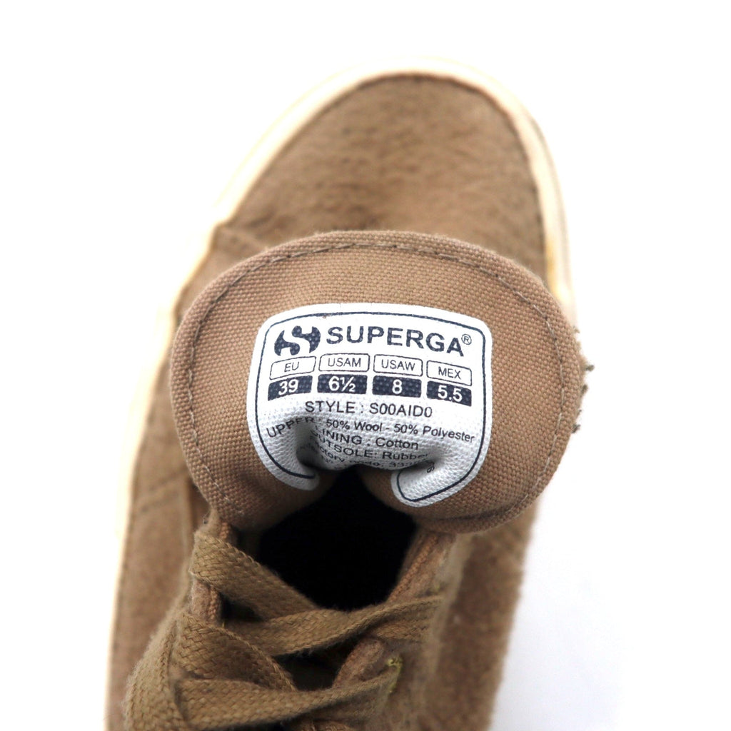 SUPERGA Sneakers Basse in Lana Beige 25cm S00AID0