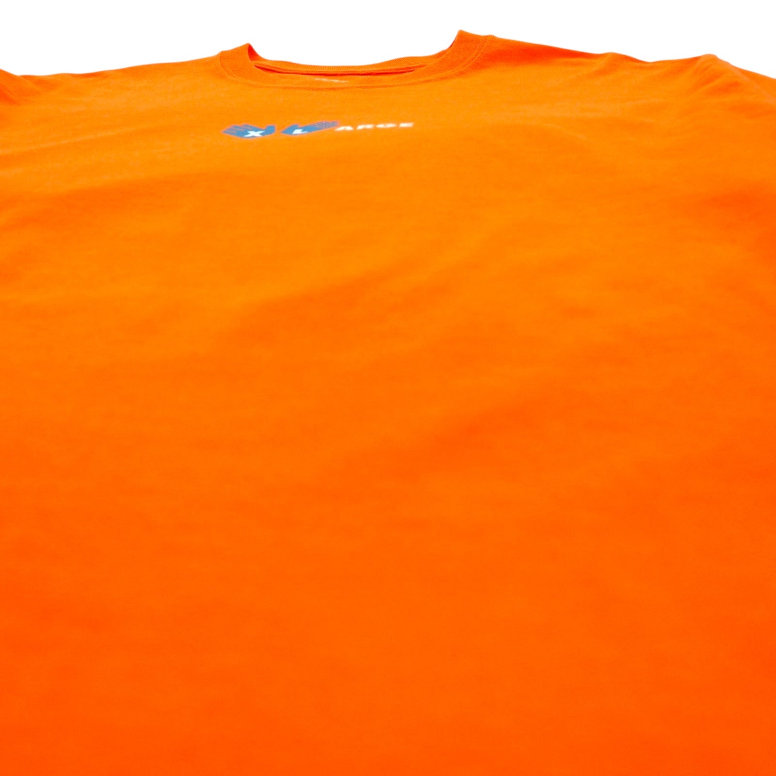 X-LARGE T-shirt a maniche lunghe con stampa logo L Arancione Cotone Stampa fronte-retro