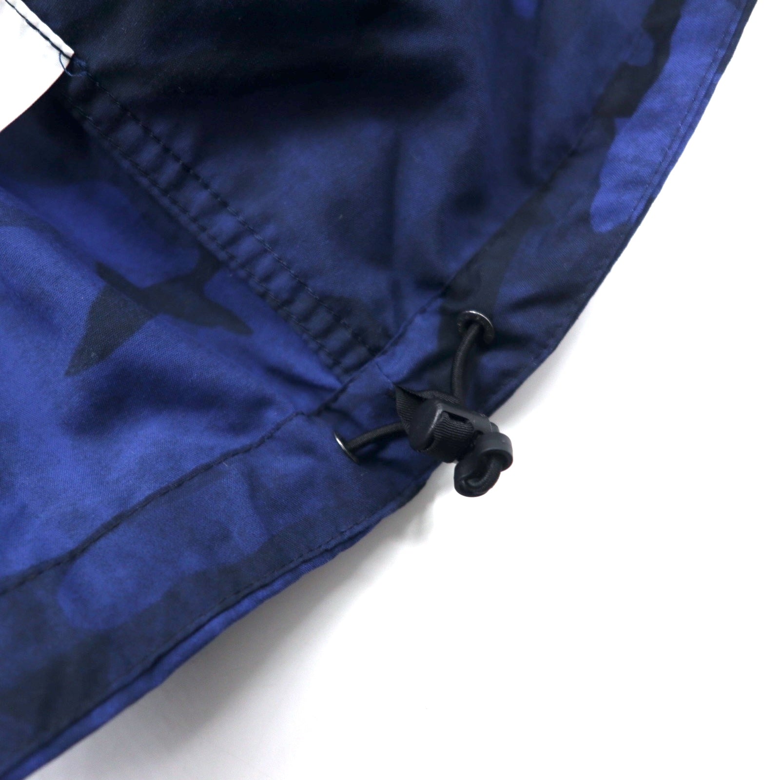 THE NORTH FACE ノベルティ コンパクト ジャケット L ブルー ナイロン カモフラ 撥水加工 Novelty Compact Jacket NP71535