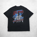 ELVIS PRESLEY Elvis Presley T-shirt da musicista 3XL nero cotone UNITED STATES TOUR 1976
