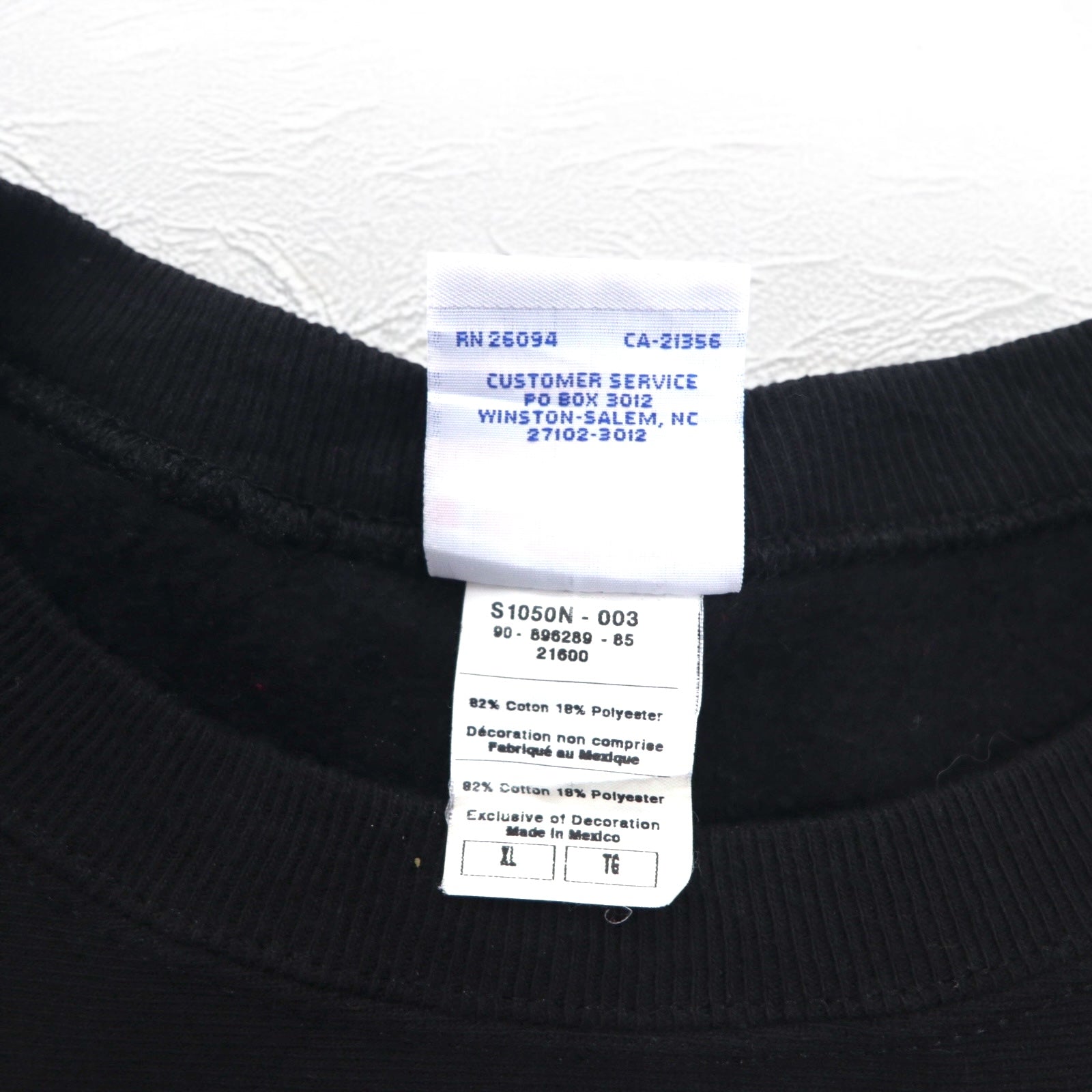 Champion リバースウィーブ REVERSE WEAVE カレッジ スウェット XL ブラック 裏起毛 STAGS LACROSSE 3段プリント メキシコ製