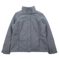 LANDS'END Giacca con fodera in pile Giacca a vento in nylon M Grigio Nylon Coulisse Impermeabile OEKO-TEX