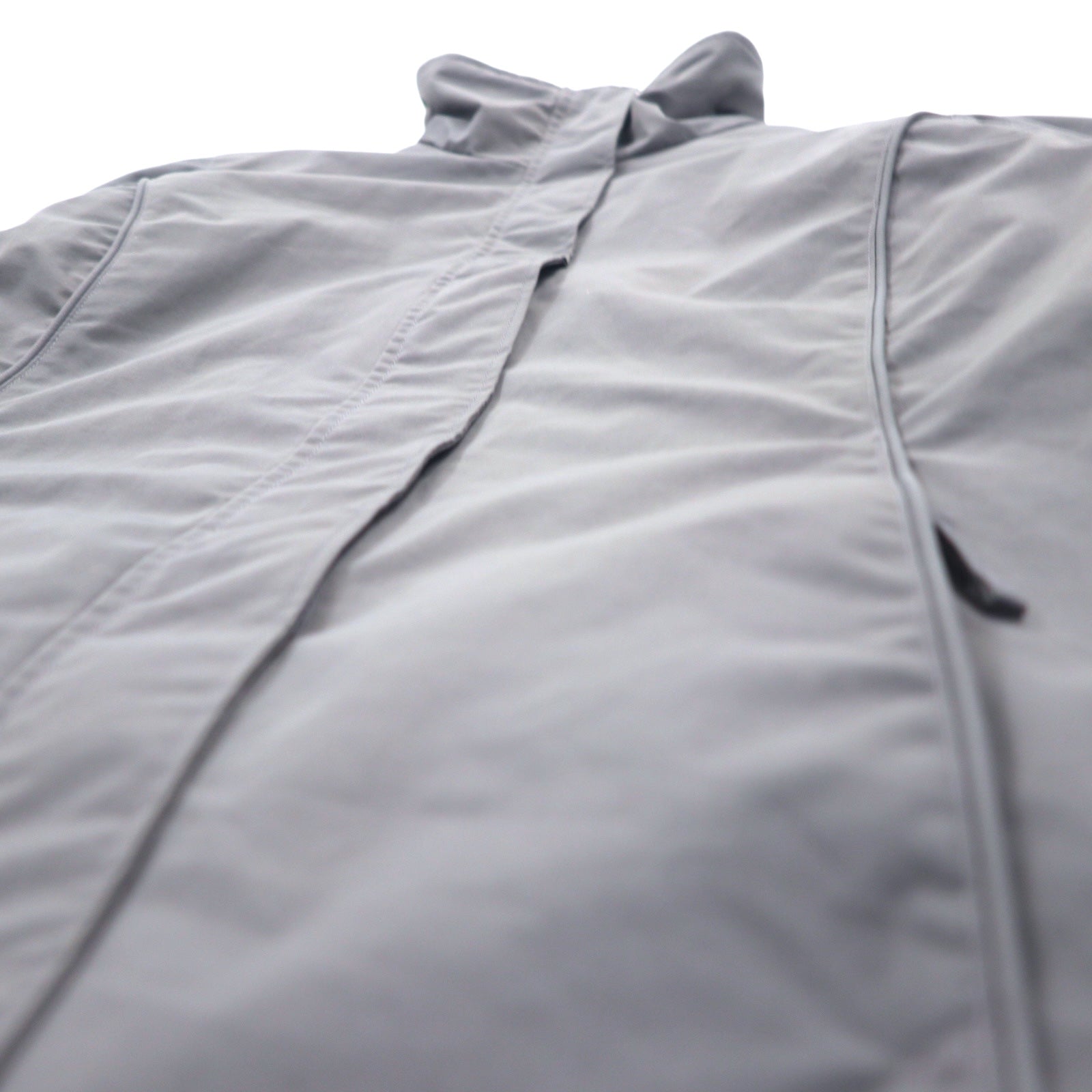 LANDS'END Giacca con fodera in pile Giacca a vento in nylon M Grigio Nylon Coulisse Impermeabile OEKO-TEX