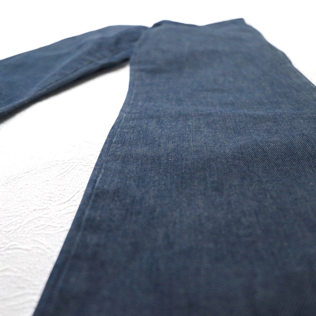 agnes b. homme Pantaloni in denim con pinces S indaco blu elasticizzati Made in Lituania