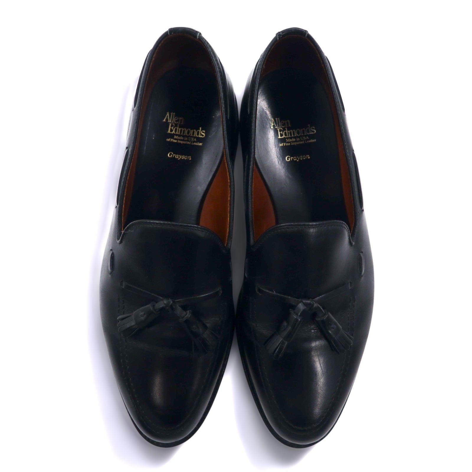 Allen Edmonds USA Grayson Tassel Loafer 28cm Nero Pelle 8217