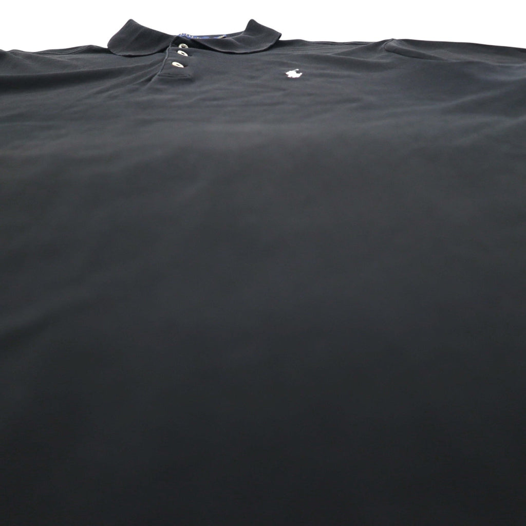 POLO RALPH LAUREN クラシックフィット CLASSIC FIT ポロシャツ L ブラック コットン スモールポニー刺繍