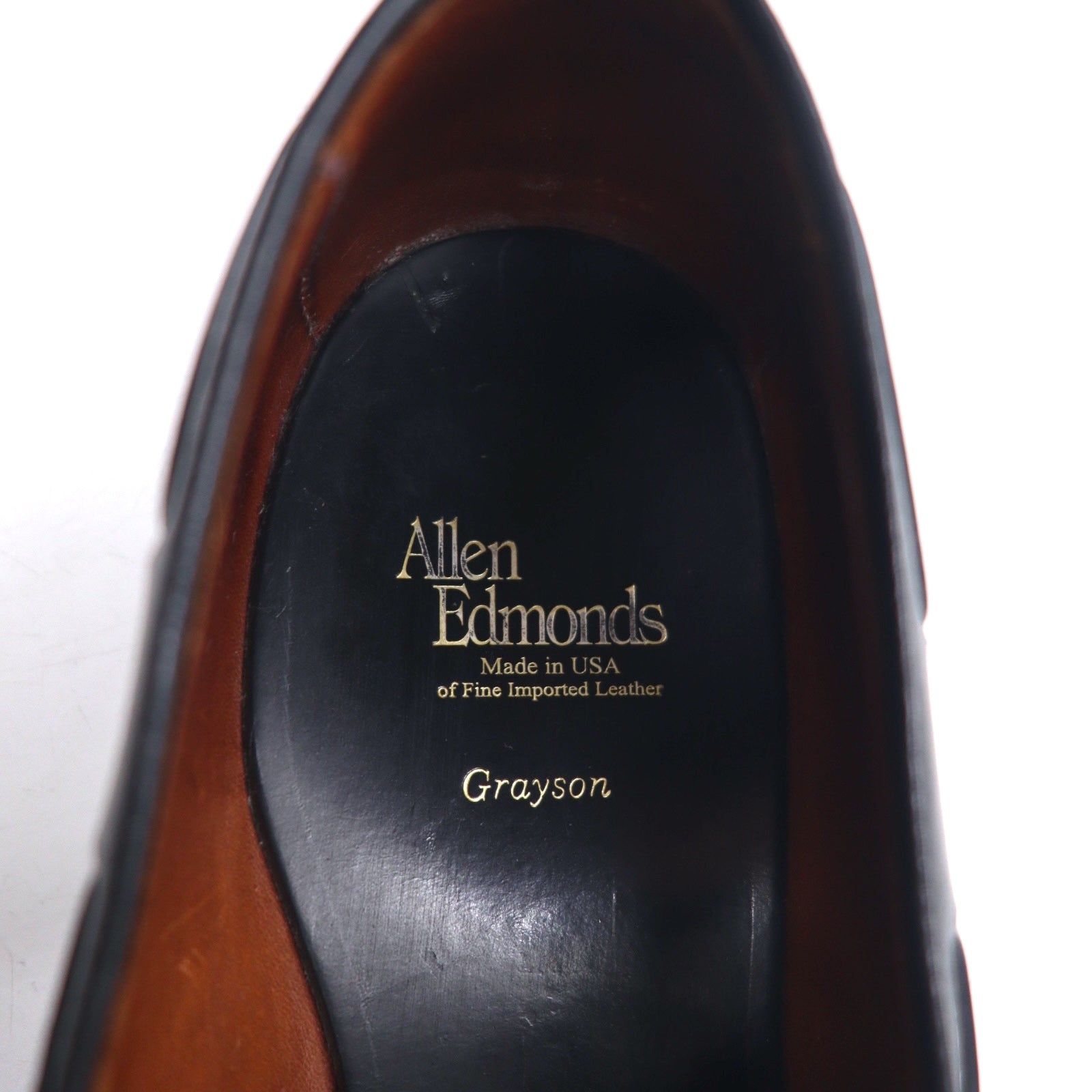 Allen Edmonds USA Grayson Tassel Loafer 28cm Nero Pelle 8217
