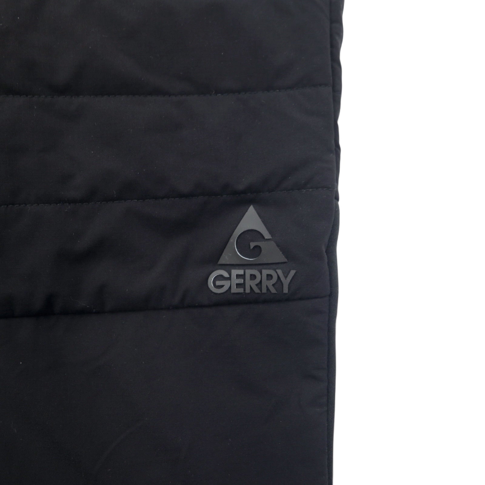 GERRY Pantaloni da jogging imbottiti in poliestere elasticizzato Pantaloni in piuma L Nero Poliestere Imbottitura elasticizzata Idrorepellente