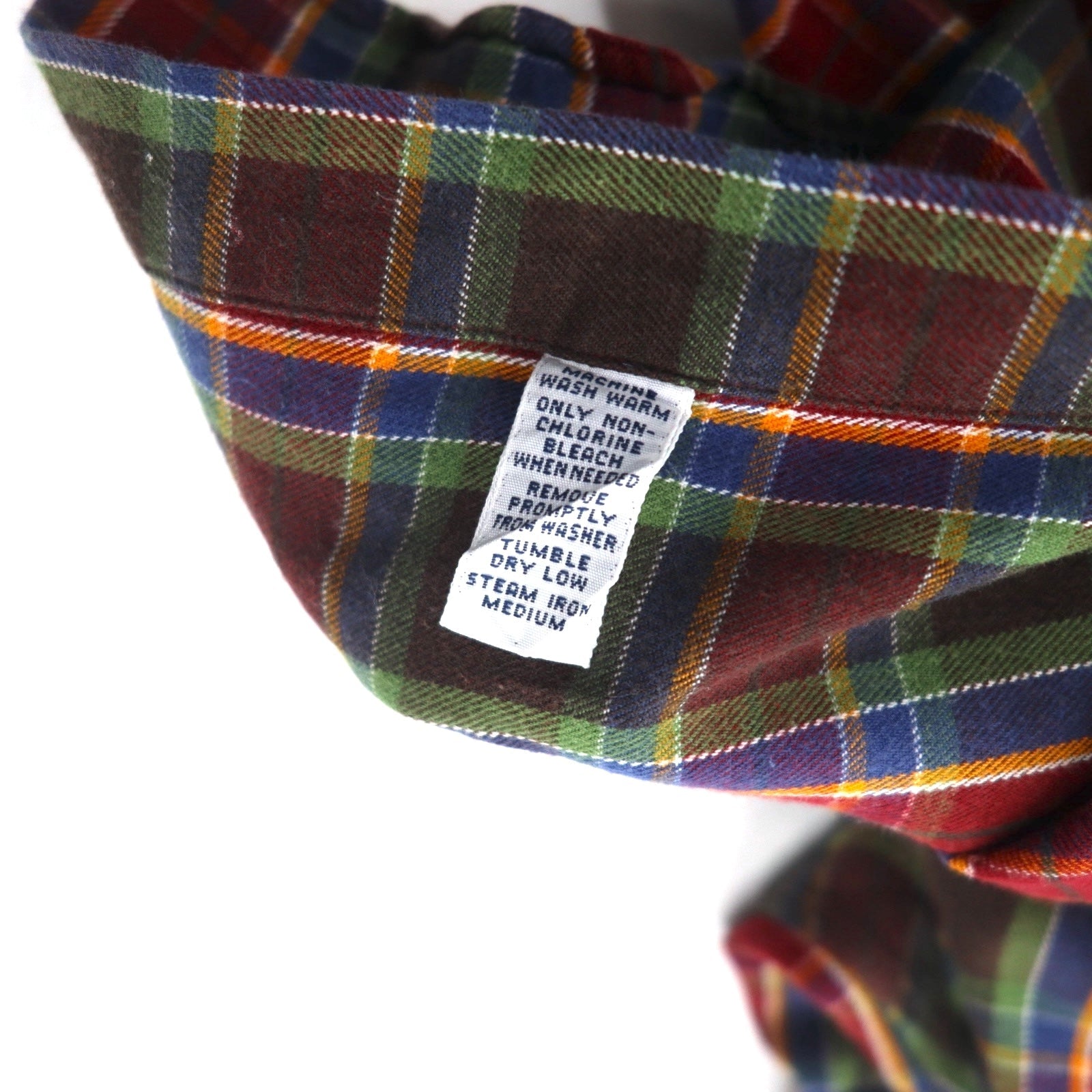 Ralph Lauren anni '90 camicia button-down L TALL a quadri rossa con ricamo pony piccolo taglia grande