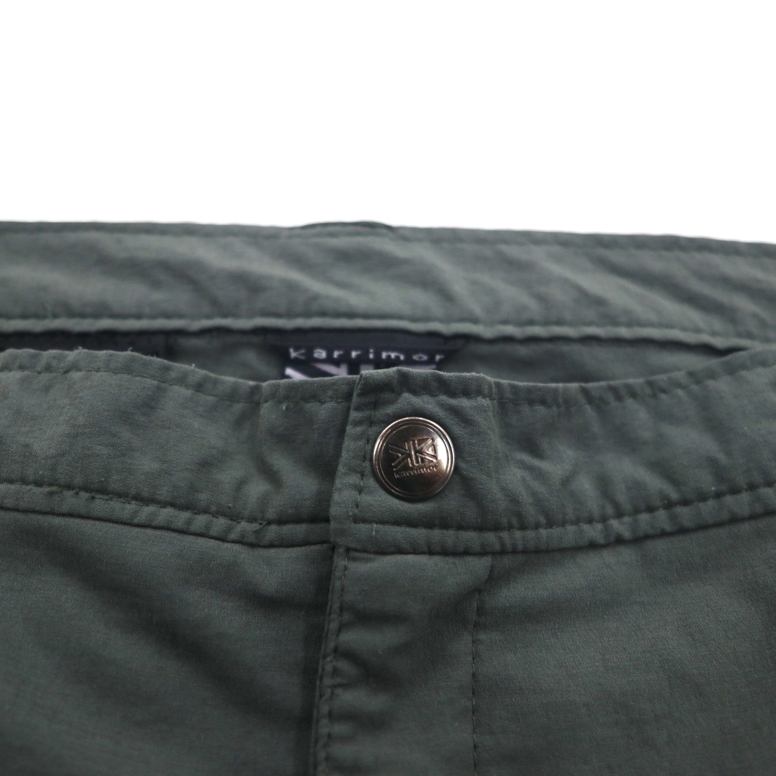 karrimor アウトドア 2WAY コンバーチブル カーゴパンツ ショートパンツ L グレー ナイロン 防水 ストレッチ