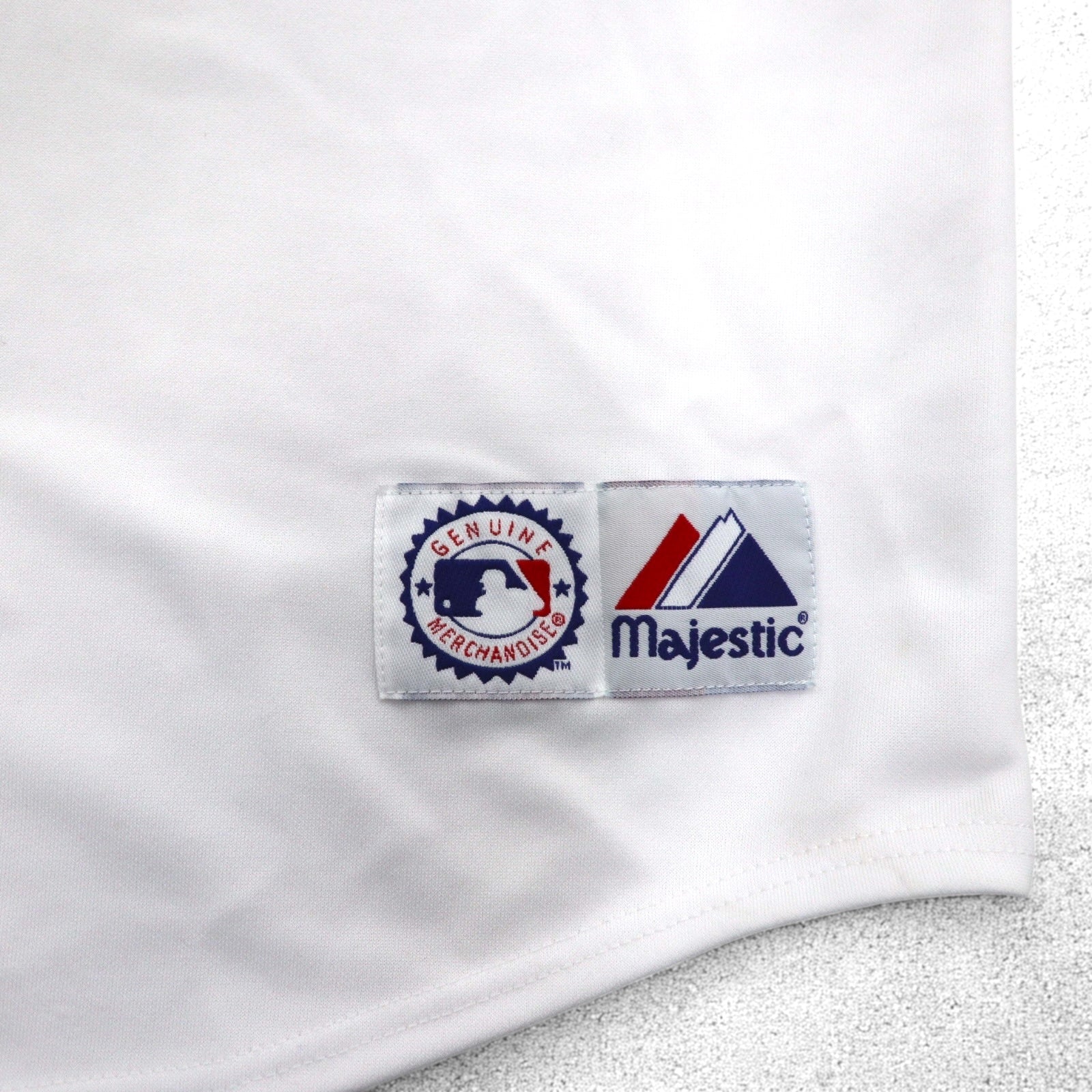majestic Anni '90 MLB Maglia da baseball XL Bianco Poliestere Orioles