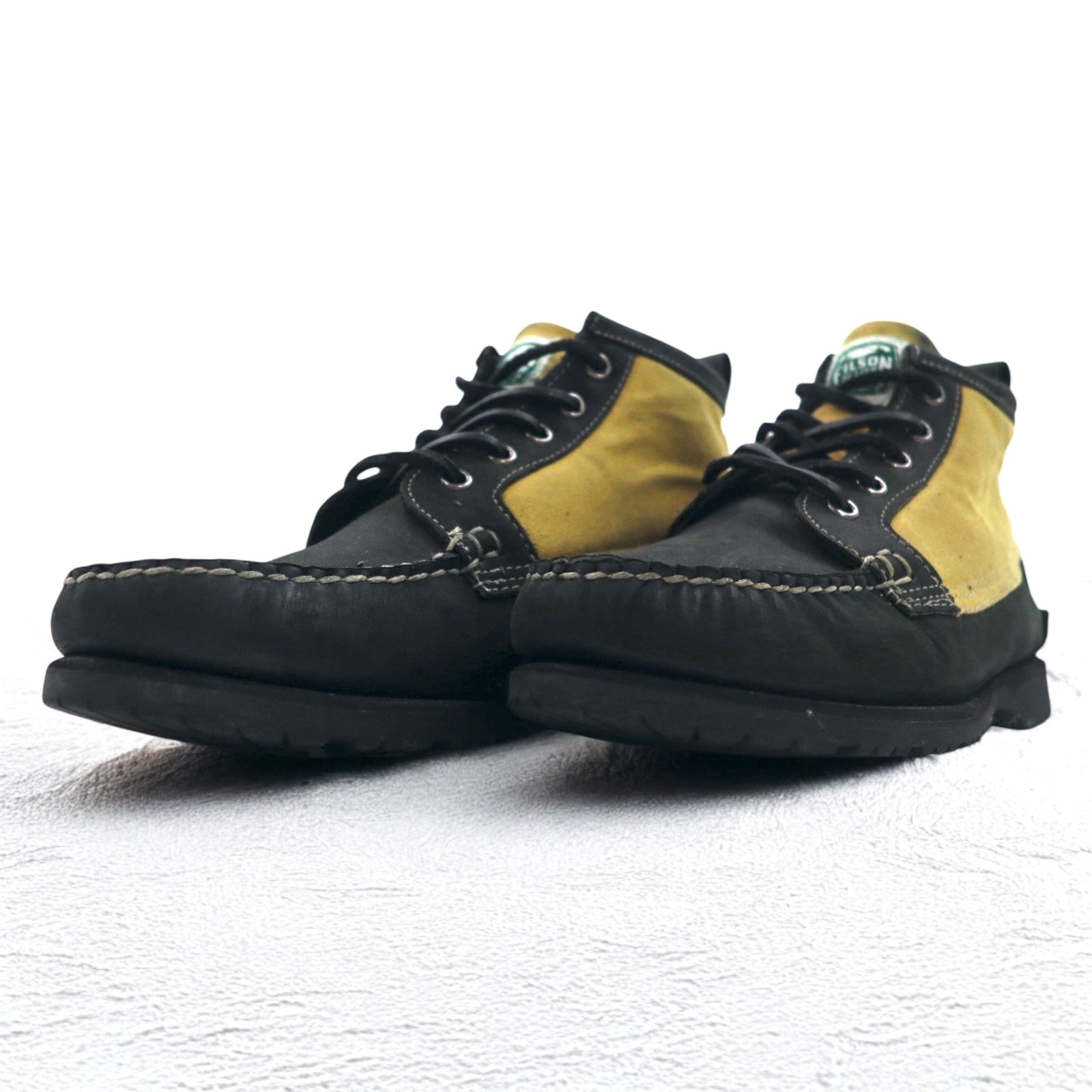SEBAGO × FILSON KNIGHT Stivaletti mocassino Scarpe da barca 27cm Pelle Cotone cerato TinCloth Suola VIBRAM 73066