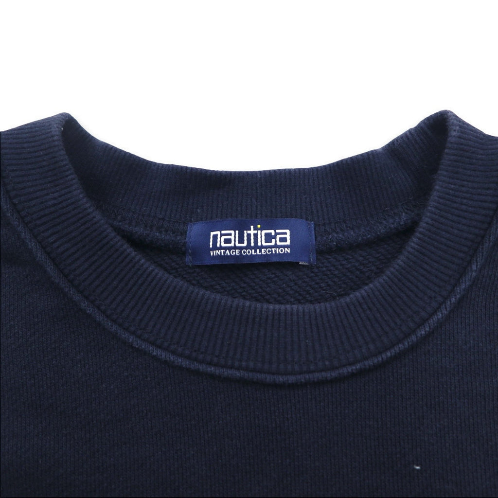 Felpa girocollo basic oversize nautica VINTAGE COLLECTION S Navy pesante 213-1247