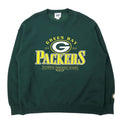 Lee SPORT USA製 90年代 NFL パッカーズ プリント スウェット XL グリーン コットン 裏起毛 ビッグサイズ