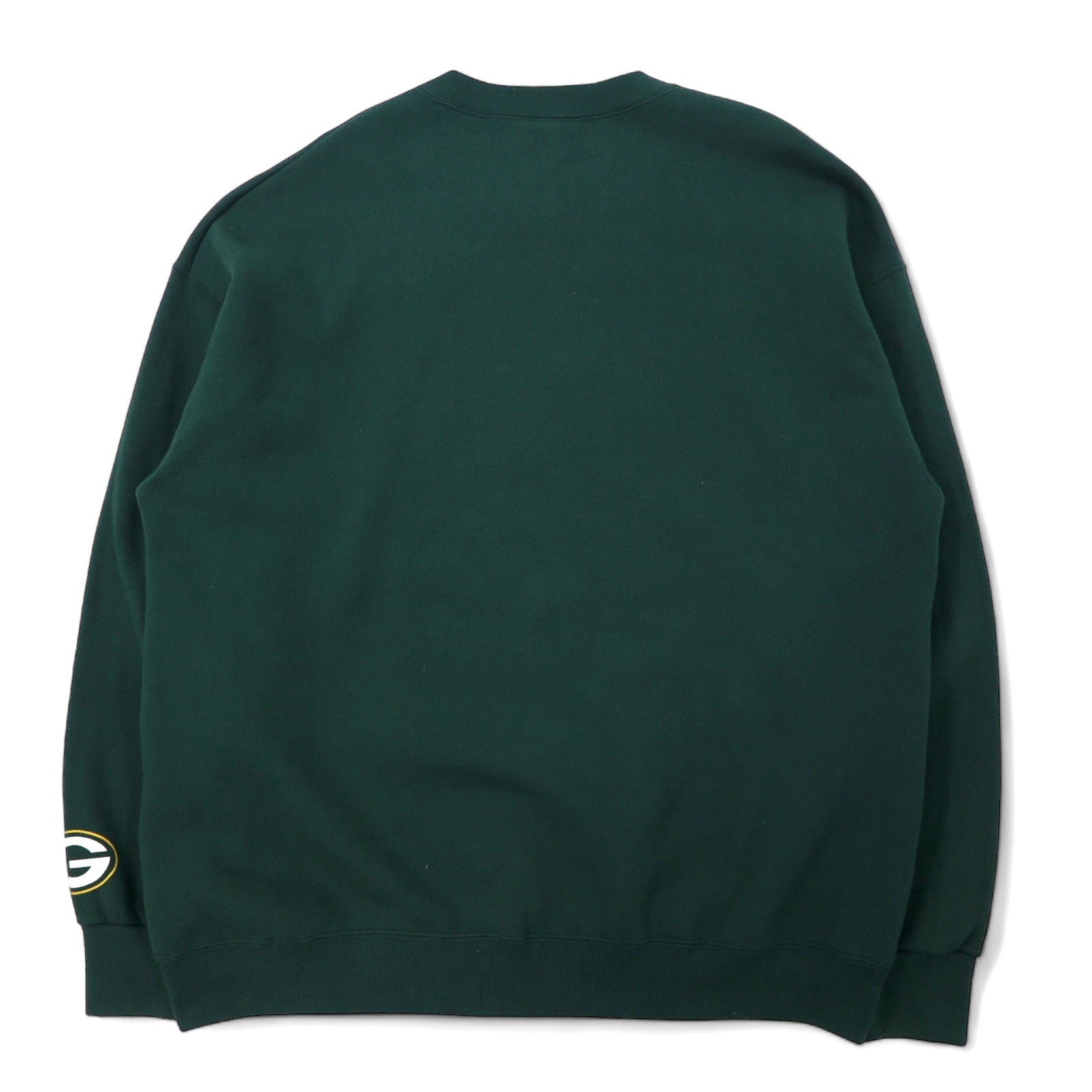 Lee SPORT Prodotto negli USA anni '90 NFL Packers Felpa stampata XL Verde Cotone Felpato Internamente Taglia Grande