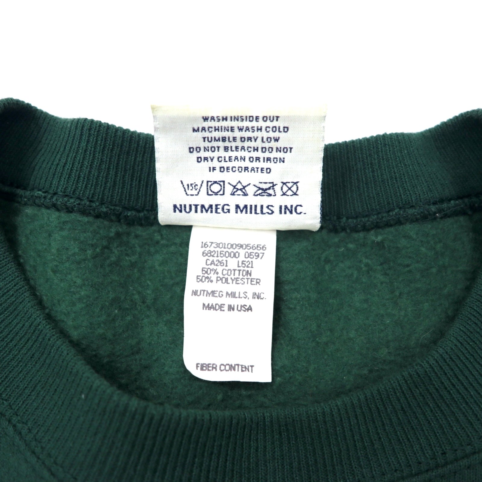 Lee SPORT Prodotto negli USA anni '90 NFL Packers Felpa stampata XL Verde Cotone Felpato Internamente Taglia Grande