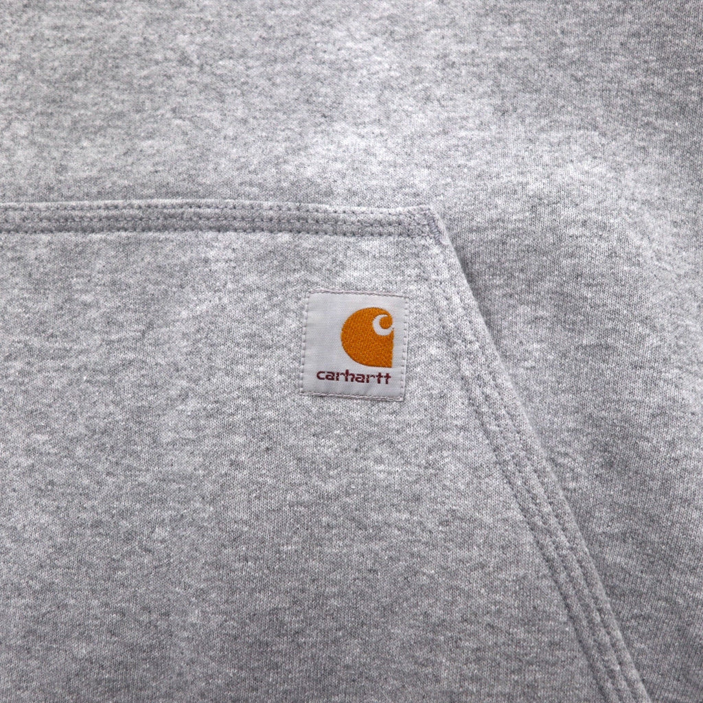 carhartt ルーズフィット プルオーバー パーカー M グレー コットン ミッドウェイト K121 メキシコ製