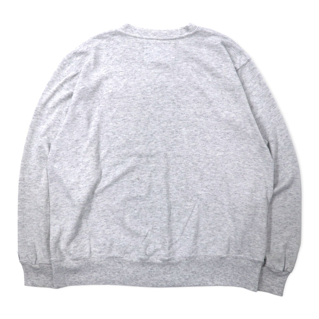 Champion Made in USA Anni '90 College Print Felpa L Grigia Cotone ALBRIGHT COLLEGE