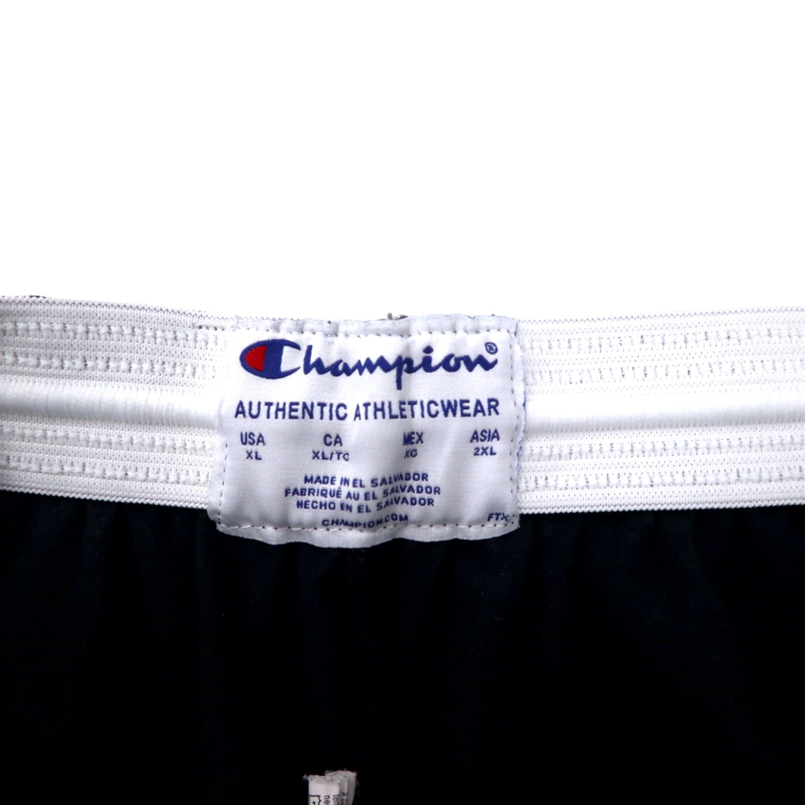 Champion Easy Shorts Pantaloncini XL Nero Cotone Fabbricato in El Salvador