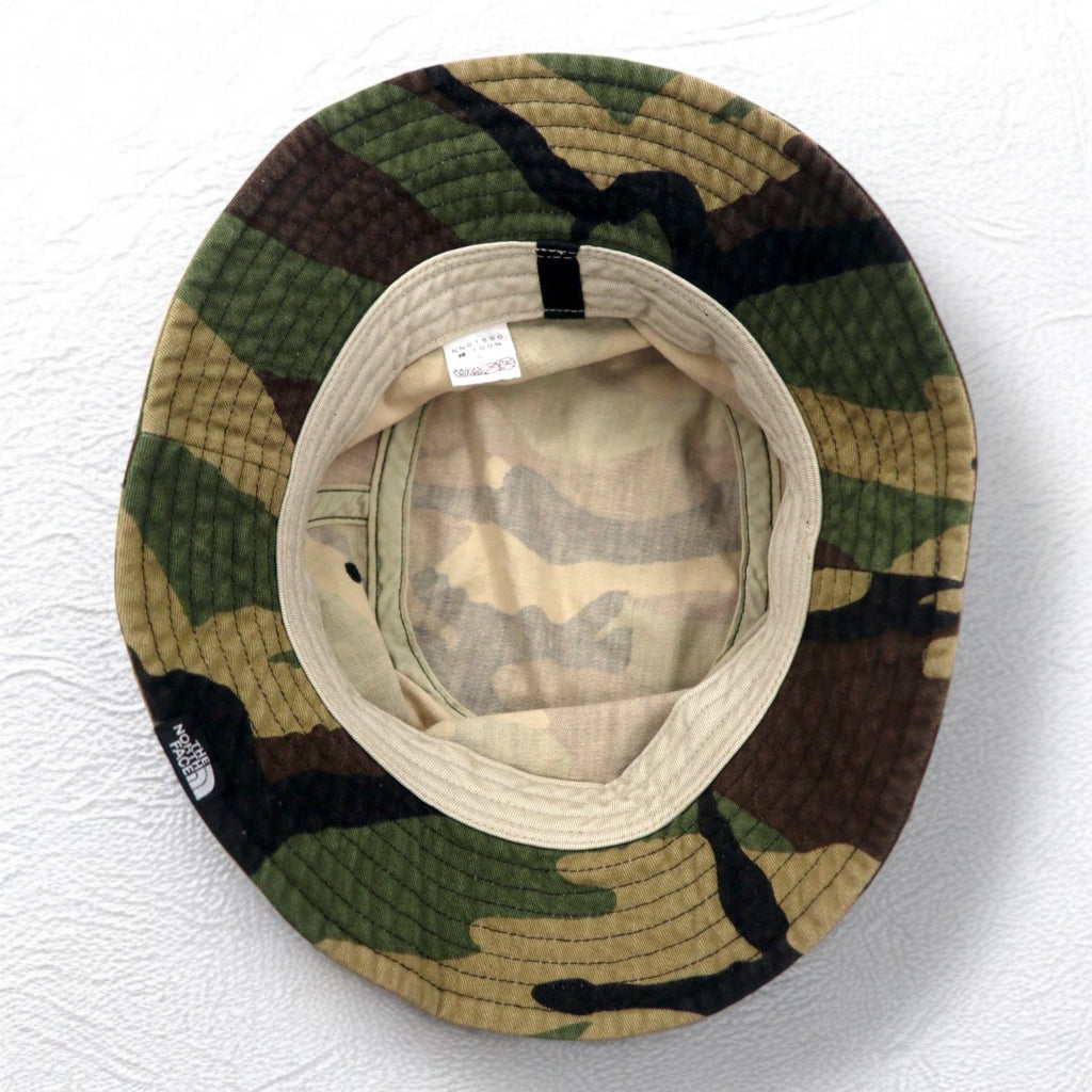 THE NORTH FACE Cappello estivo a secchiello L Kaki Cotone Camouflage NN01550
