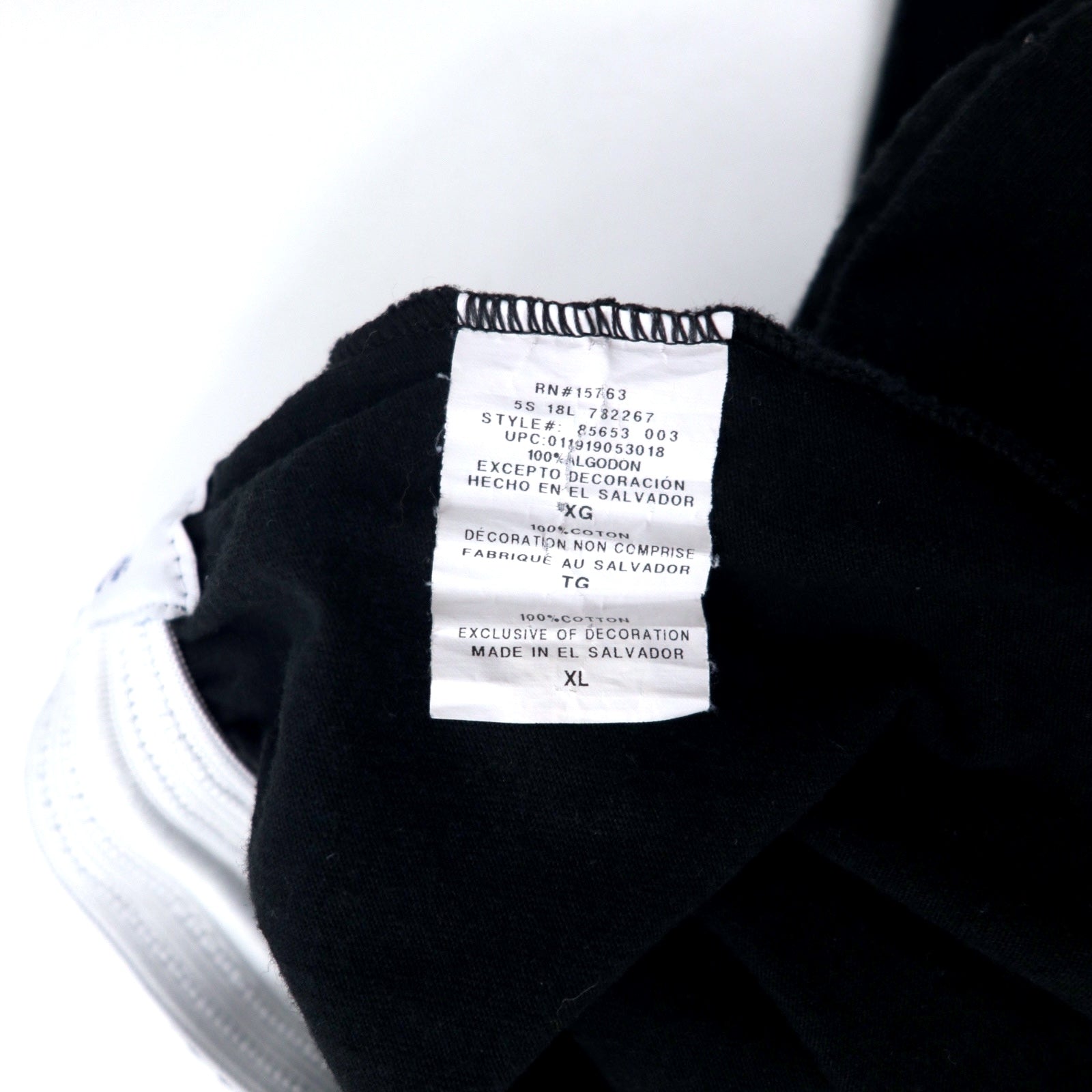 Champion Easy Shorts Pantaloncini XL Nero Cotone Fabbricato in El Salvador