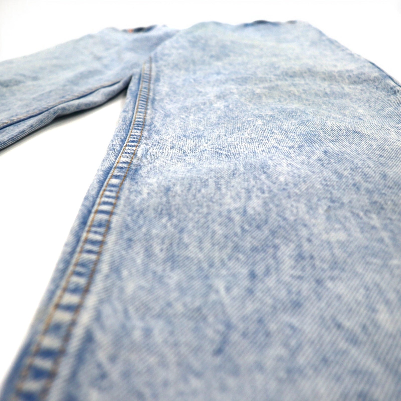 Levi's anni '90 USA 550 Chemical Wash Tapered Jeans M Blu Chiusura con zip Relaxed fit 40550 0218