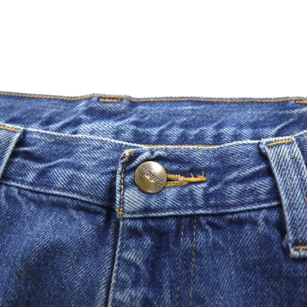 carhartt バギー リラックスフィット デニムパンツ ジーンズ L インディゴ テーパード 381ｰ83