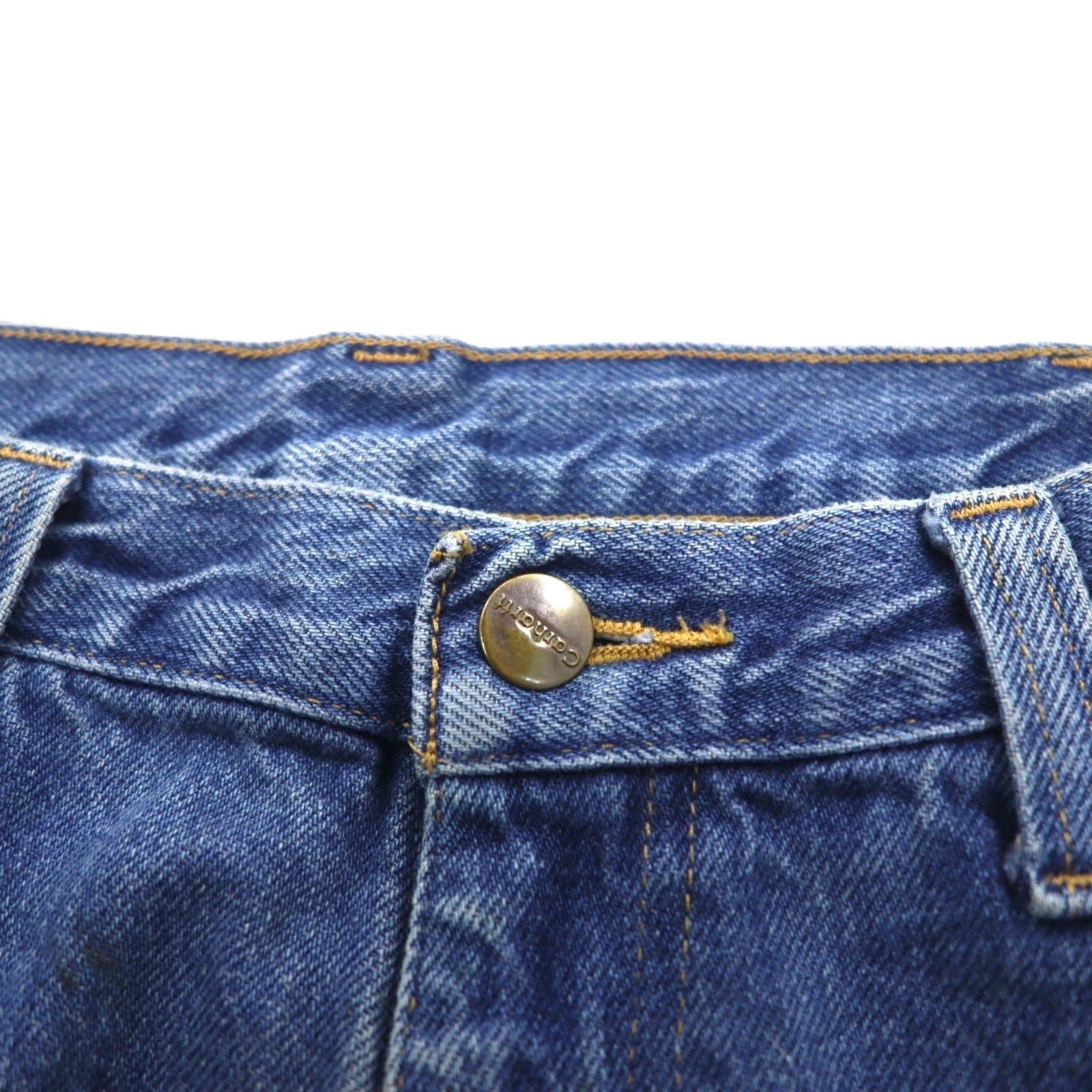 carhartt バギー リラックスフィット デニムパンツ ジーンズ L インディゴ テーパード 381ｰ83