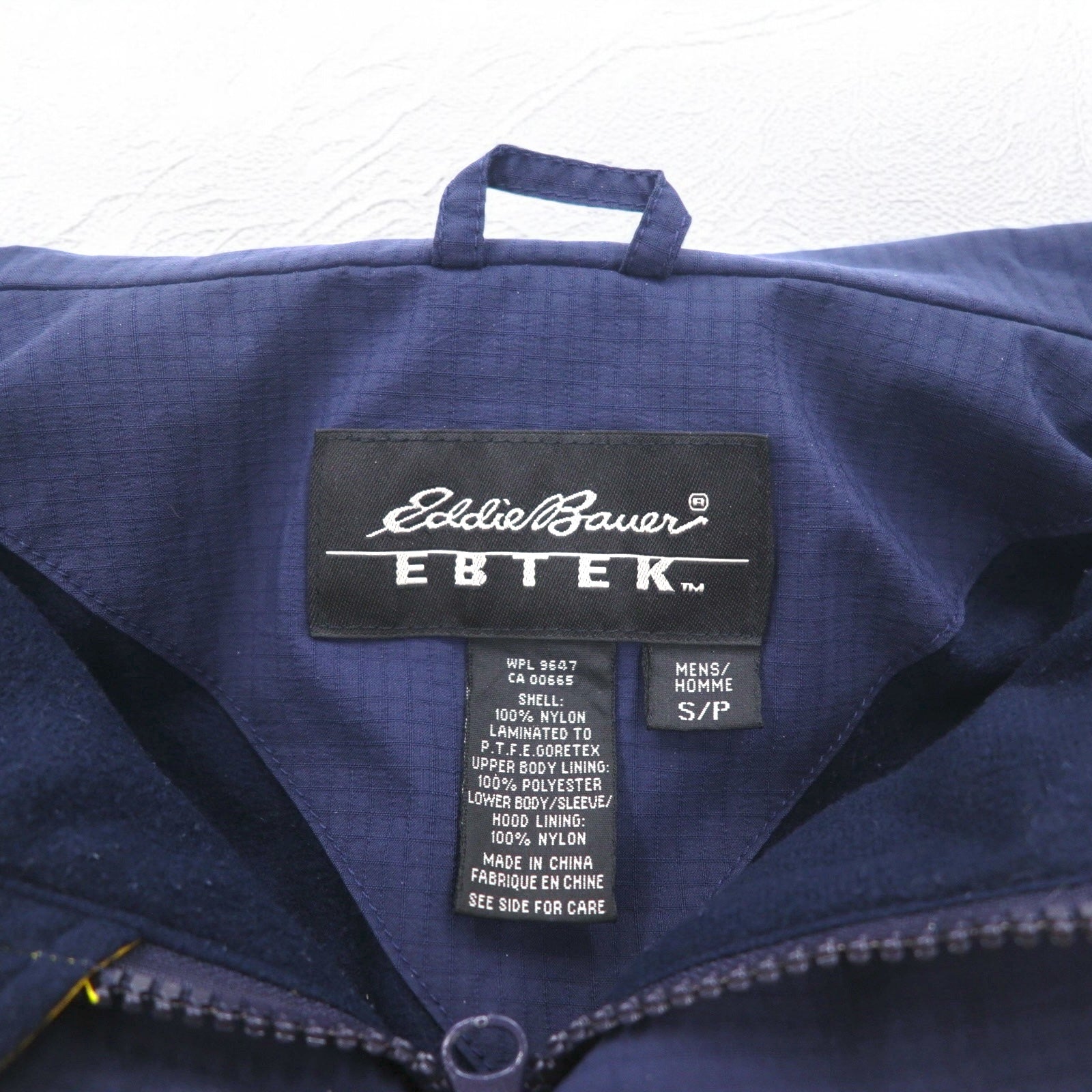 Eddie Bauer anni '90 EBTEK GORE-TEX Mountain Parka L Giallo con coulisse, cappuccio staccabile