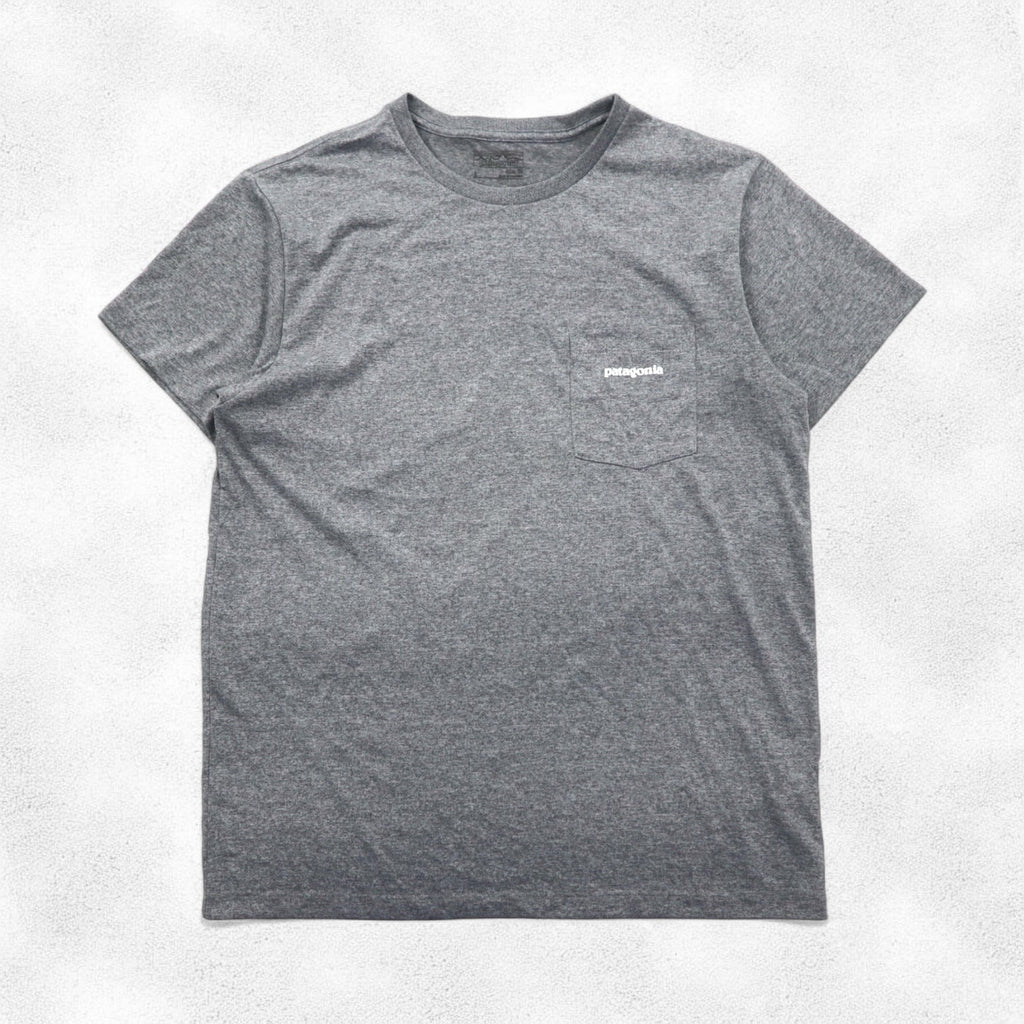 patagonia RESPONSIBLE TEE T-shirt a taschino L Grigio Poliestere 39114
