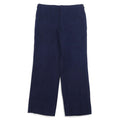DAKS Pantaloni a gamba dritta vintage L blu navy lana made in Japan