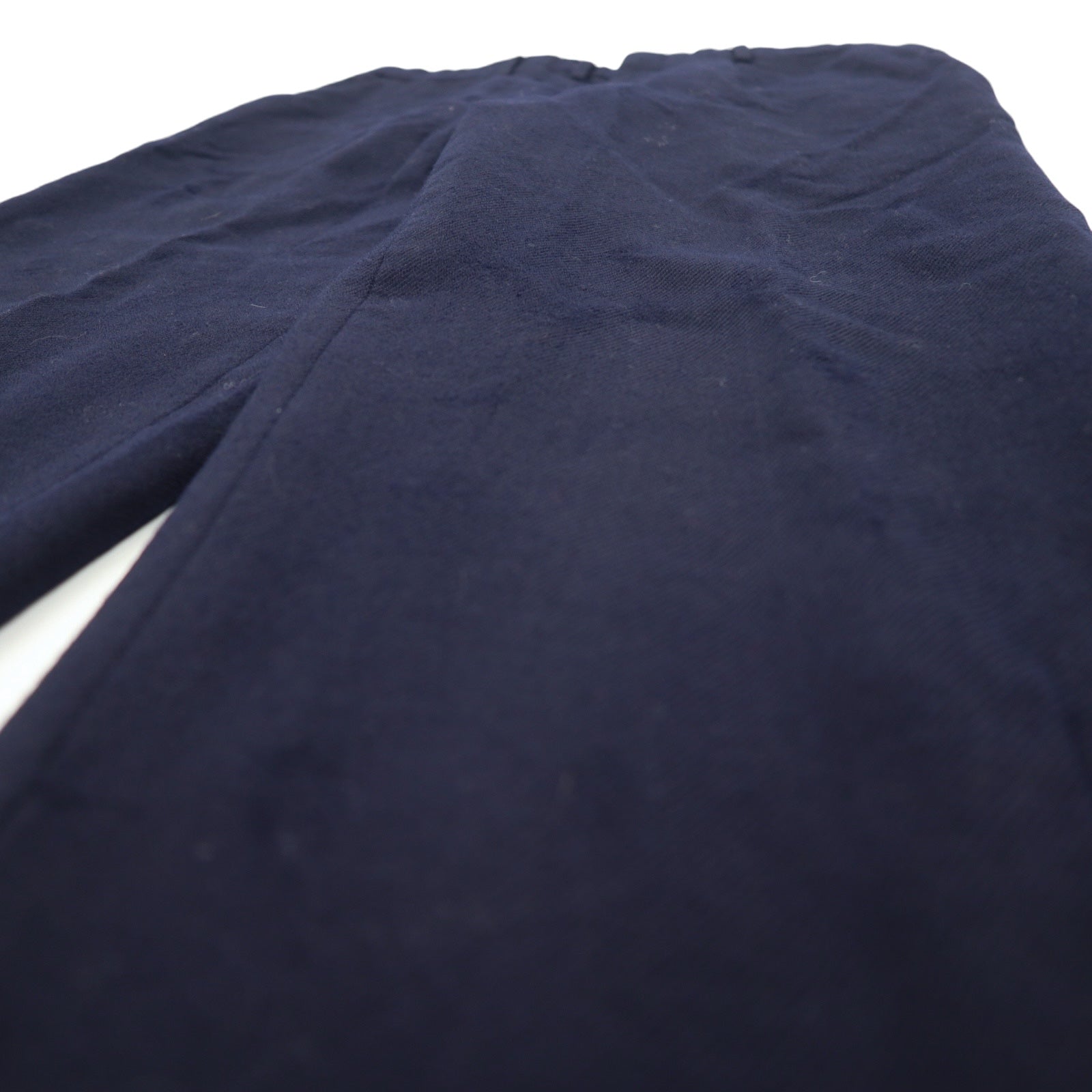 DAKS Pantaloni a gamba dritta vintage L blu navy lana made in Japan