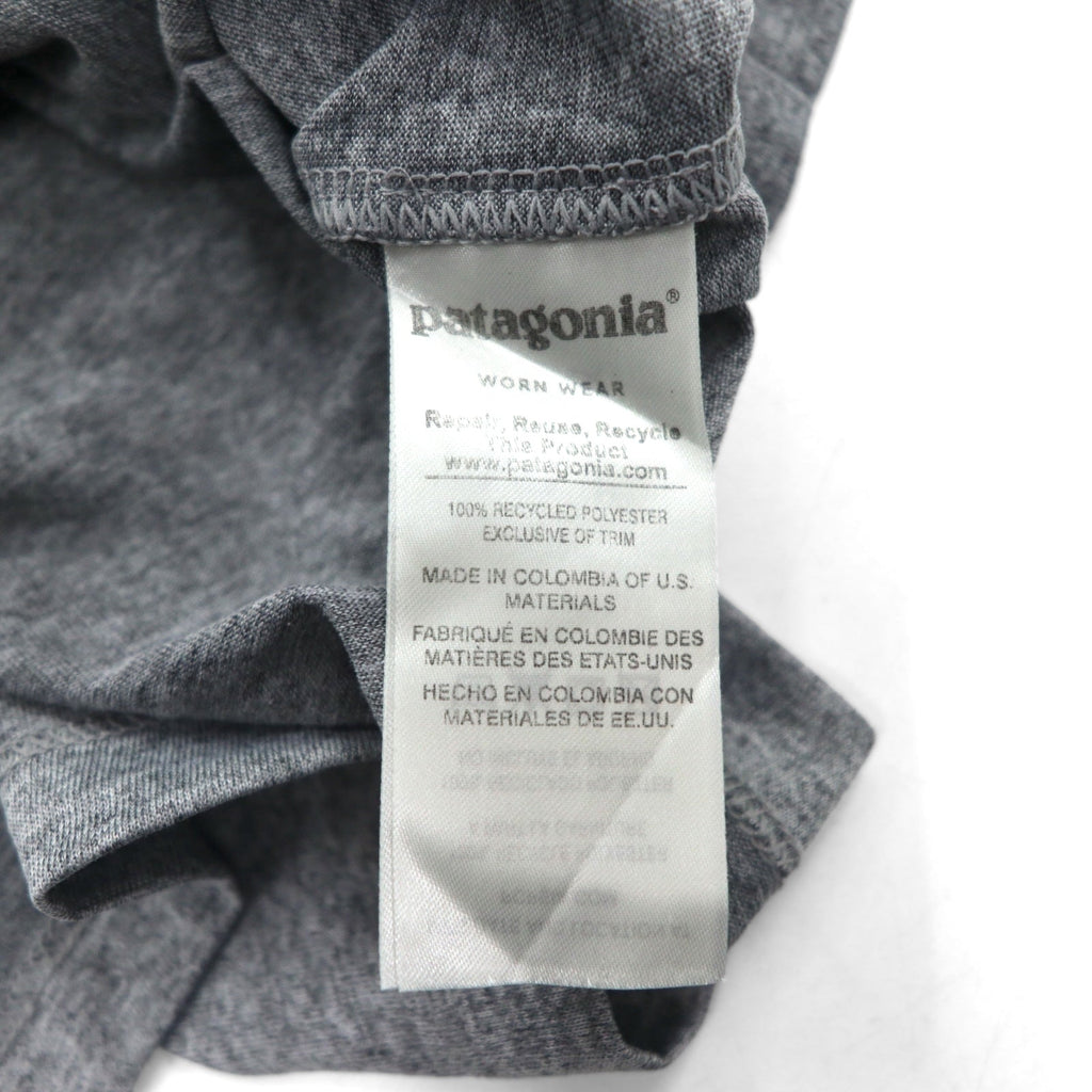 patagonia RESPONSIBLE TEE T-shirt a taschino L Grigio Poliestere 39114