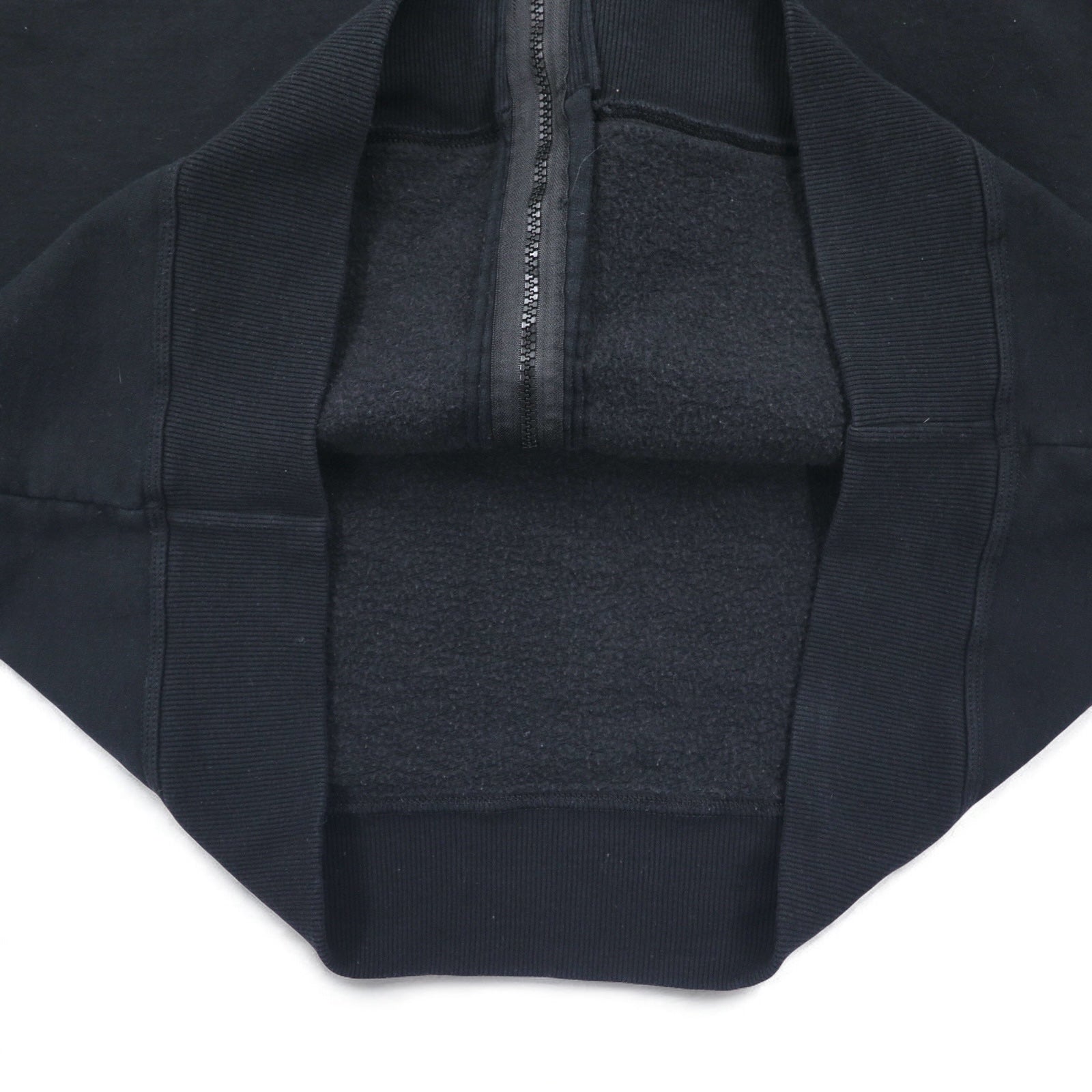 Champion - Felpa Full Zip taglia 4XL nera con logo ricamato, Made in Honduras