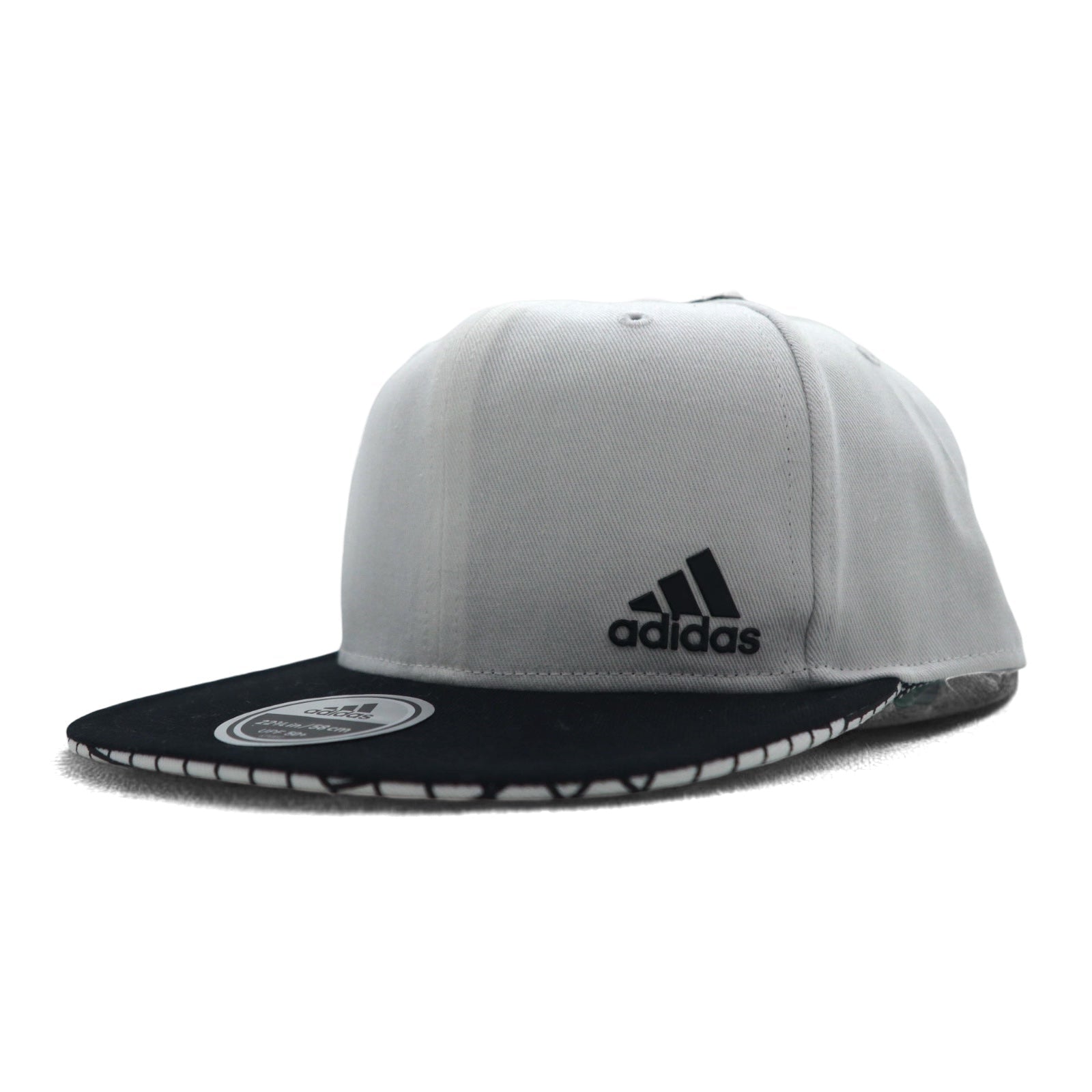 adidas Berretto da baseball snapback 58cm bianco UPF 50+ S97599 Nuovo