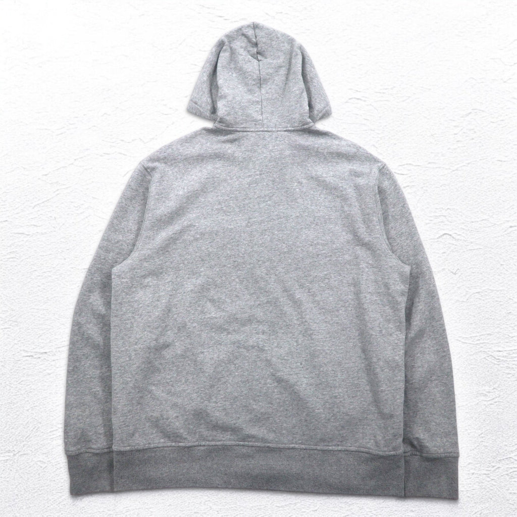 POLO RALPH LAUREN ポロベア 刺繍 フルジップパーカー XXL グレー 裏起毛 ワンポイントロゴ