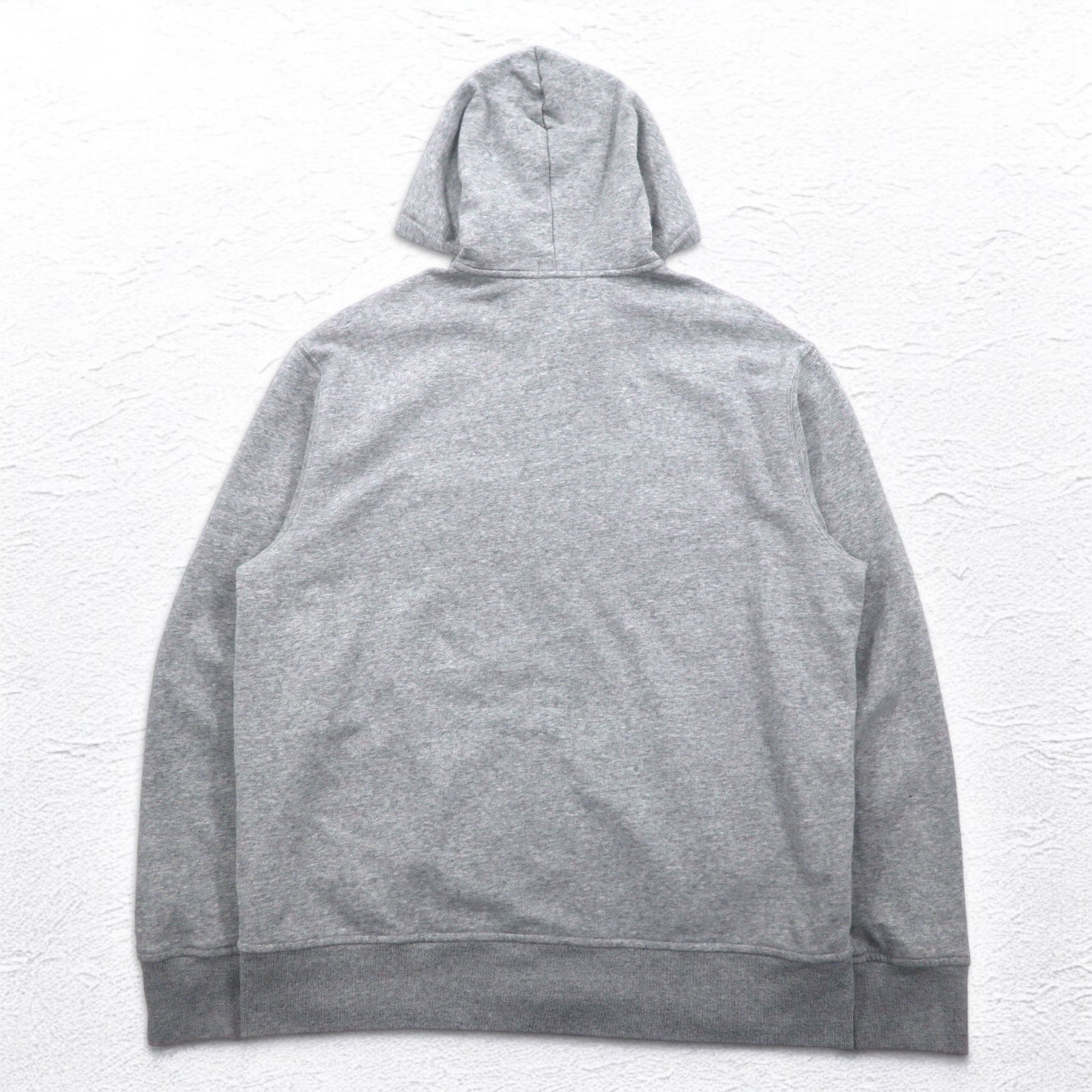 POLO RALPH LAUREN ポロベア 刺繍 フルジップパーカー XXL グレー 裏起毛 ワンポイントロゴ