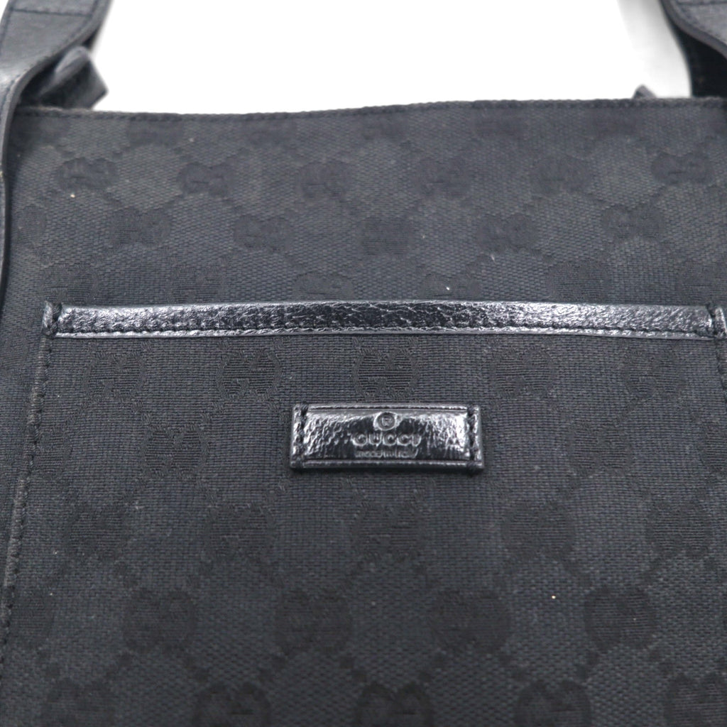 GUCCI GG Supreme Borsa a Spalla in Tela Nera Pelle 122793 467891 Made in Italy